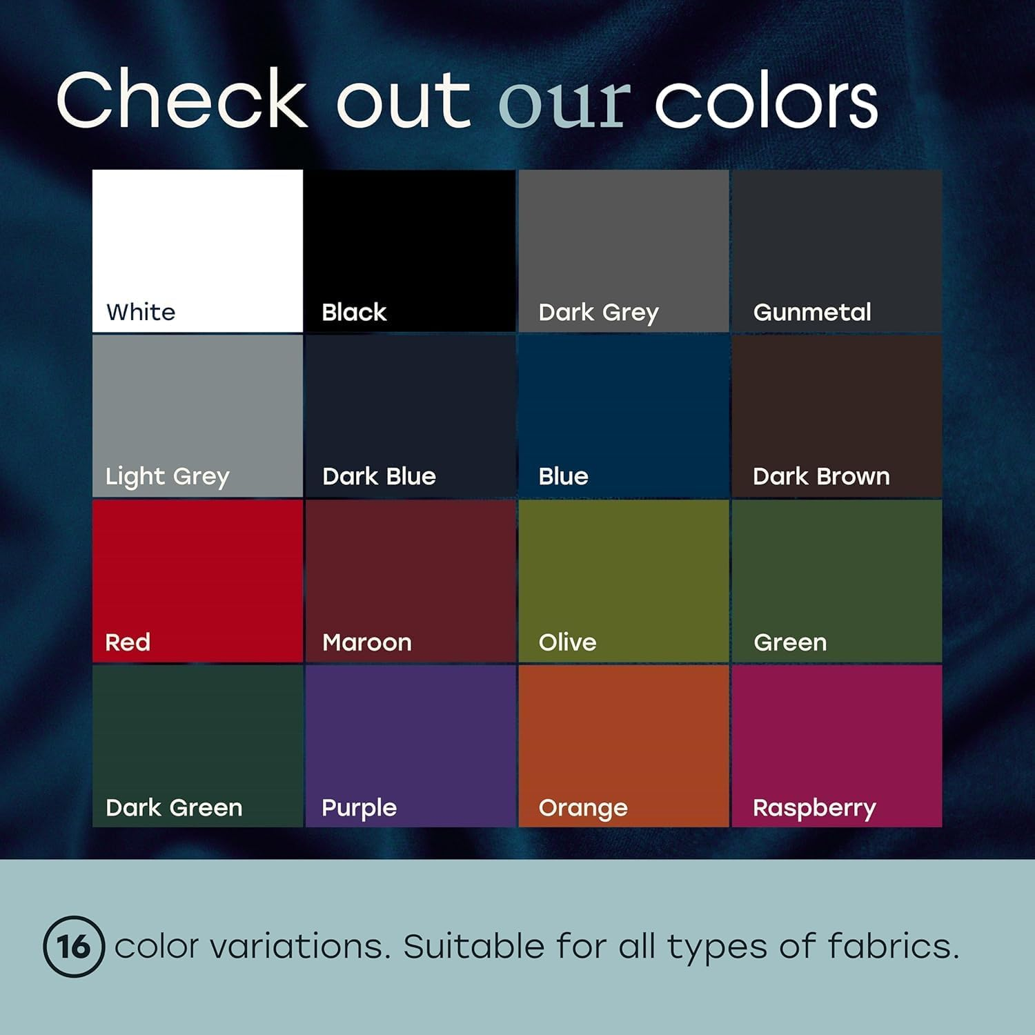 Fabricoat Fabric Paint &ndash; Restore or Change the Colour of Any Fabric - Paint Directly onto Fabric - Transform Anything &ndash; Sofas, Lampshades, Car Interiors (250Ml, Dark Grey) image number 4