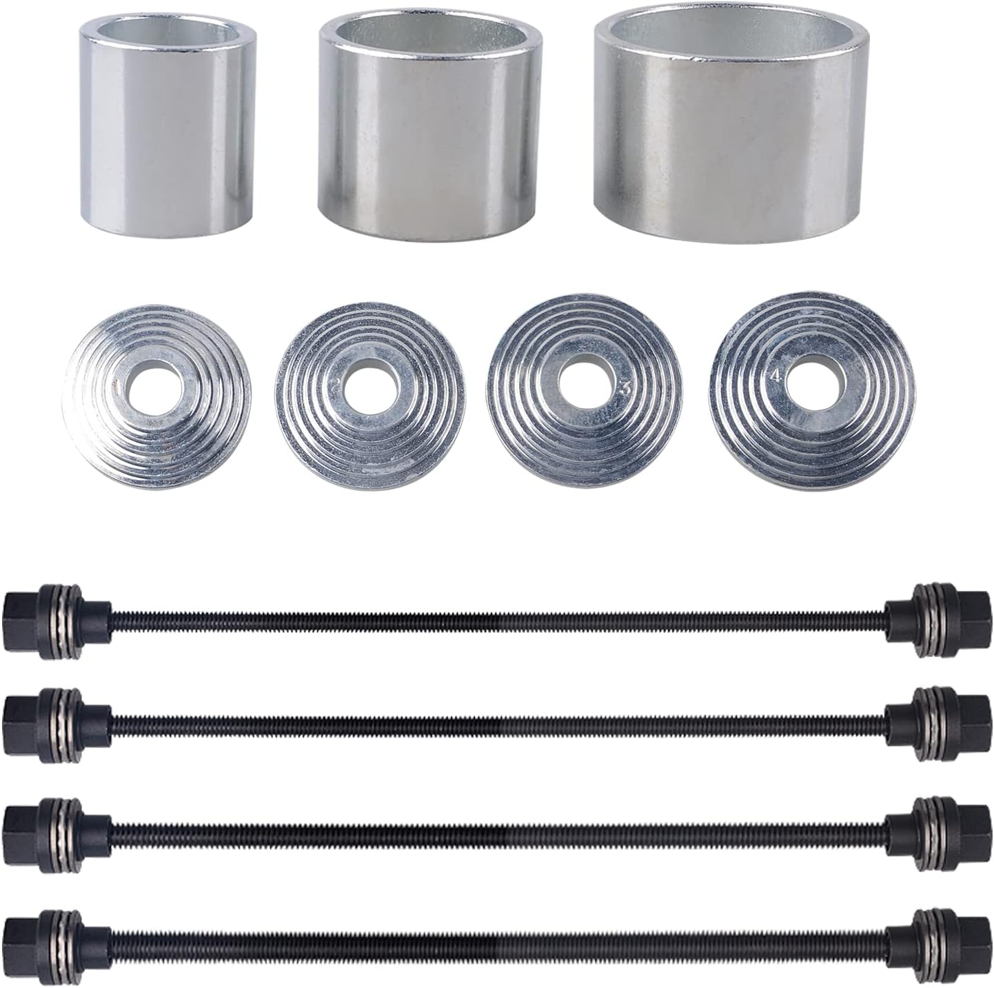 DAYUAN Professional Pull Press Sleeve Kit 28 Pcs Remove Bushes Bushing Bearings Seals