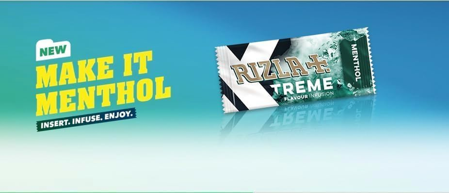 Rizla Extreme Menthol Flavour Cards 25 Packs/Cards image number 1
