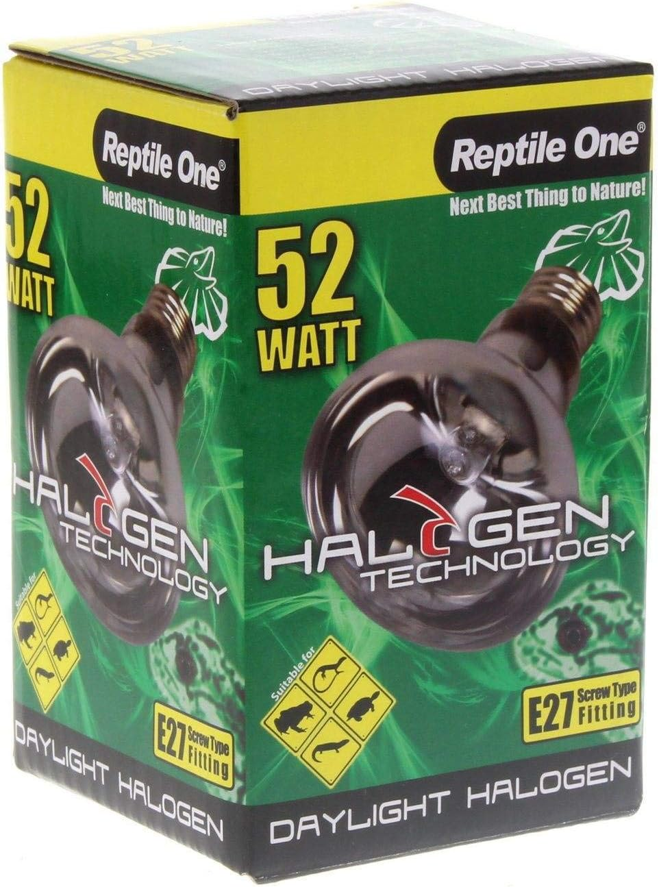 Halogen Heat Lamp Daylight 52W Eqv 75W E27 Kongs Reptile Light Vivarium Health image number 2