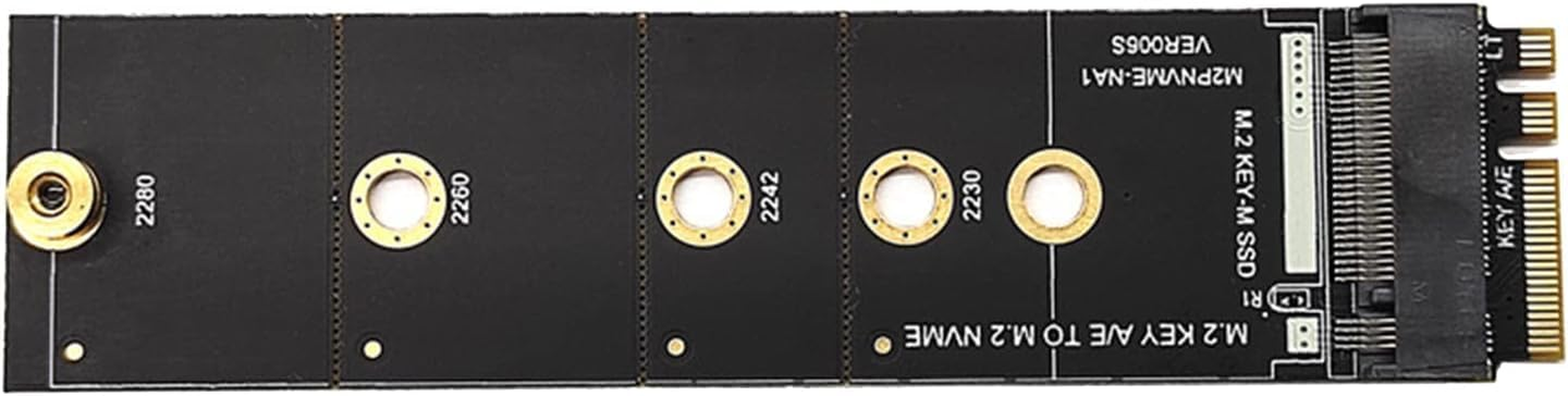 Wireless for M.2 A/E for Key Slot to for M.2 for M for Key Wifi Bluetooth-Compatible Adapter for Nvme PCI for Express M.2 Nvme Ssd Adapter Card M2 Key A-E to M2 NVME Adapter Converter Card To, 1 Piece image number 4