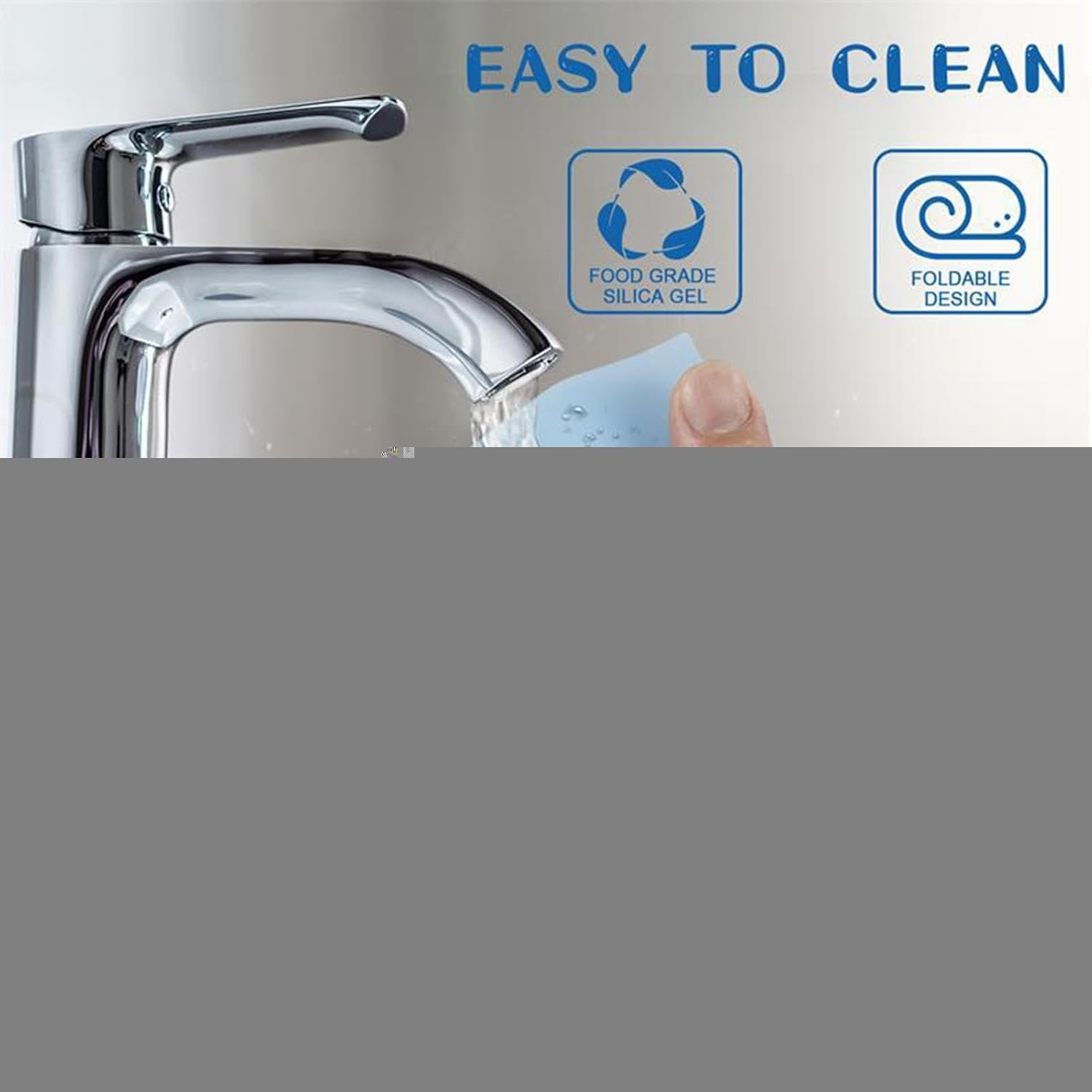 Silicone Mats for Crafts, 60X40Cm Nonstick Heat Resistant Silicone Painting Sheet, Durable No Fading Painting Gadgets For, Watercolor, Gouache image number 6