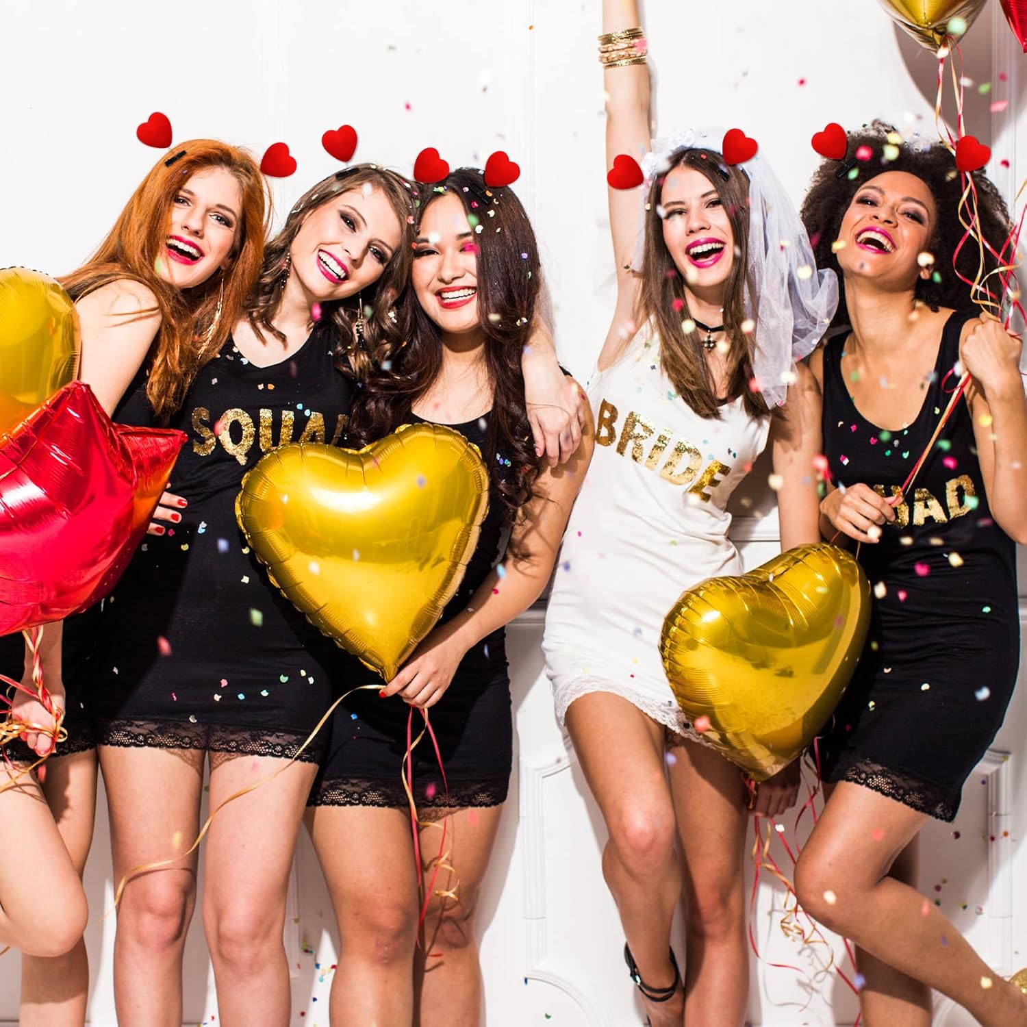 Heart Hair Clips Women'S Red Plush Heart-Shaped Hair Clip Heart Shape Decorative Hair Clip Love Hair Clips Hair Accessories for Valentine'S Day Wedding Birthday Party (6) image number 3