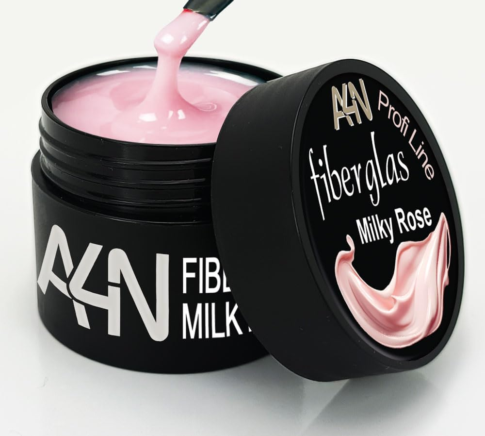 Fibreglass UV Gel Modelling Gel with Fibreglass Strips Extremely Stable 15 Ml (Nude Pink)