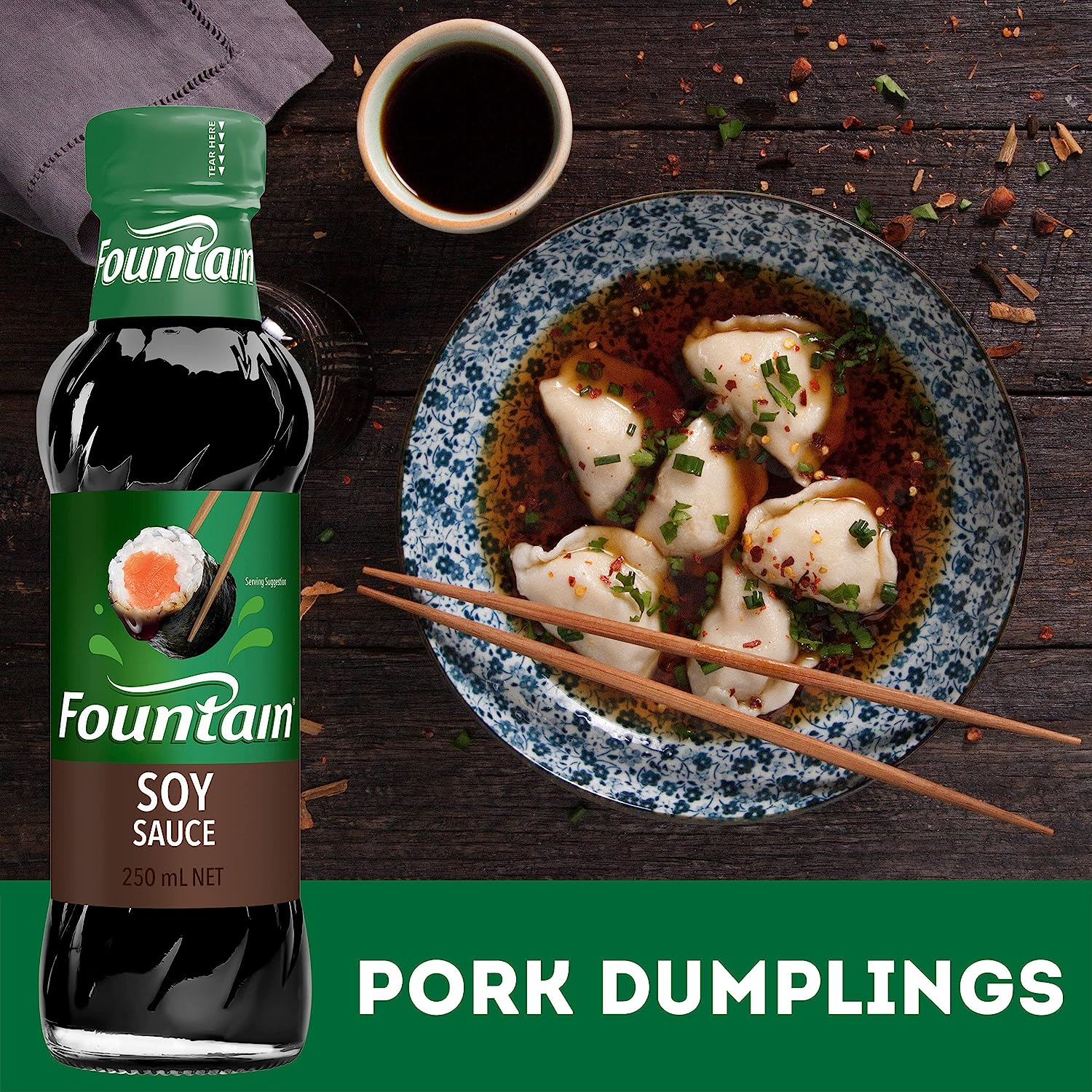 Fountain Soy Sauce Dipping and Marinade Fountain Sauces 250Ml image number 4