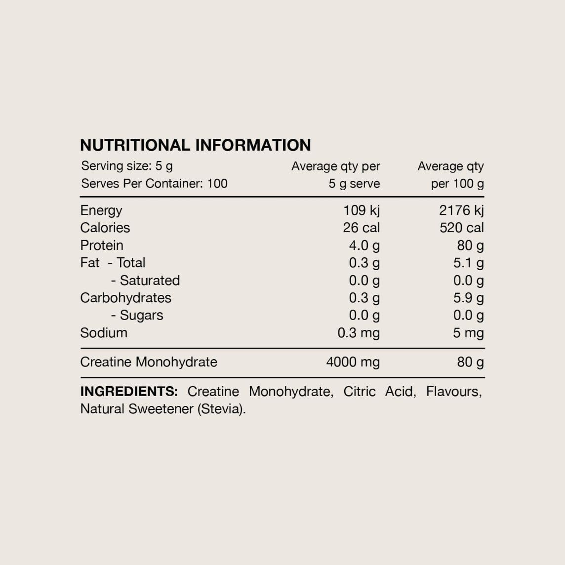 Switch Nutrition Flavoured Creatine Sachet Box, 20 Sachets, Assorted Flavours, Creatine Monohydrate, 5G per Serve, Supports Strength and Power image number 2