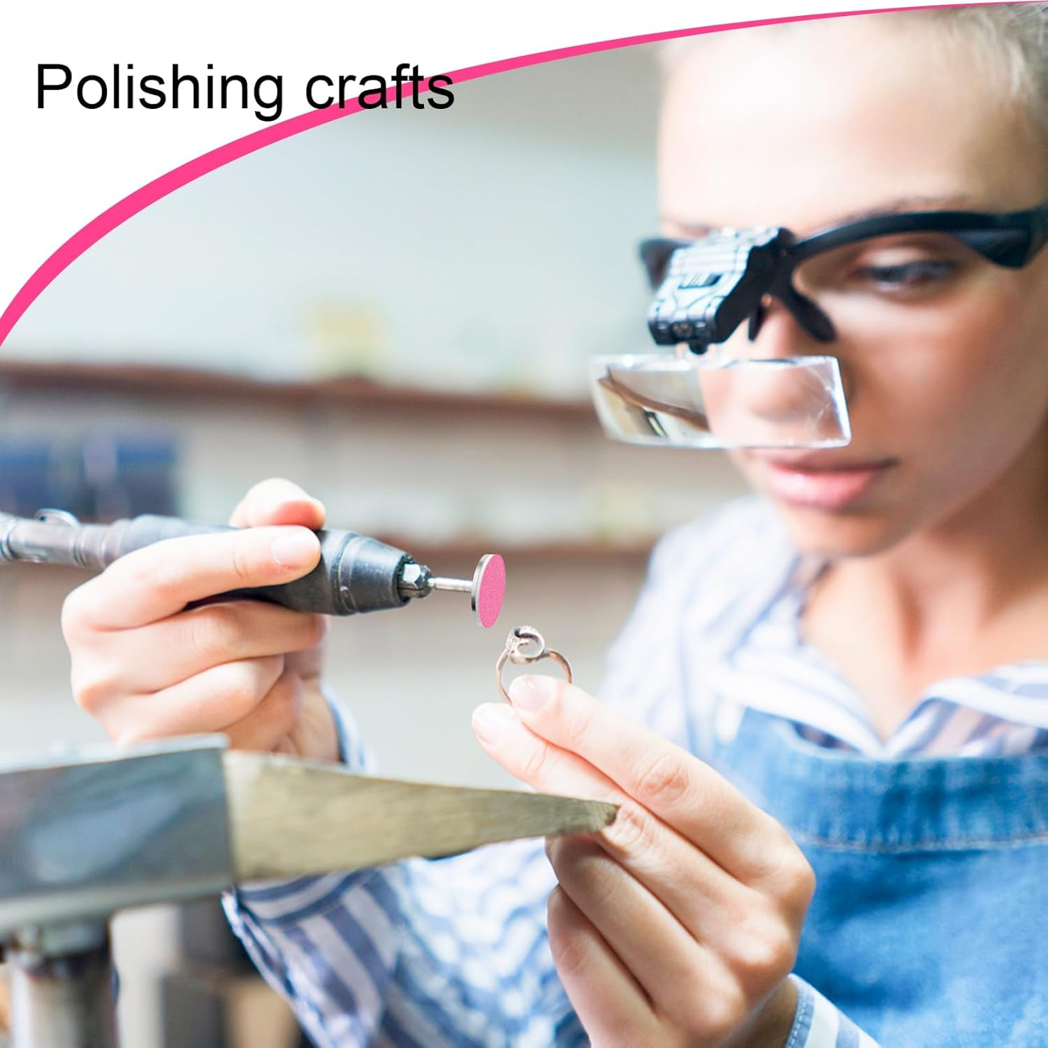 Sanding Paper Discs with Metal Nail Drill Bit Foot Sandpaper Discs 25Mm Foot File Sandpaper Discs #80#150#240 Grits for Manicure Pedicure image number 1