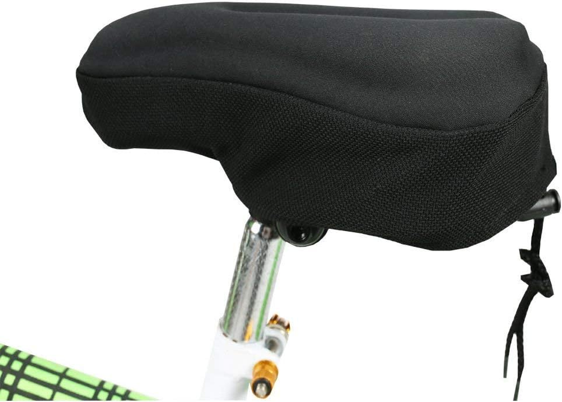 AISHEMI Soft Child Bike Saddle Gel Seat Cushion Pad Breathable Cycling Kids Bicycle Saddle Cover 9"X6" for Most Children Bicycle Tricycle Banlance Bike (Pink) image number 5