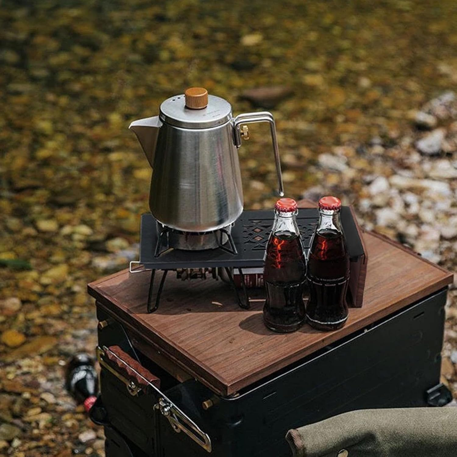 IGT Table Board, Camping Table Universal 1 Unit Plate, Detachable Iron IGT Top Plate with Detachable Support Panel, IGT Top Board Bridge for Outdoor, Camping, Picnic