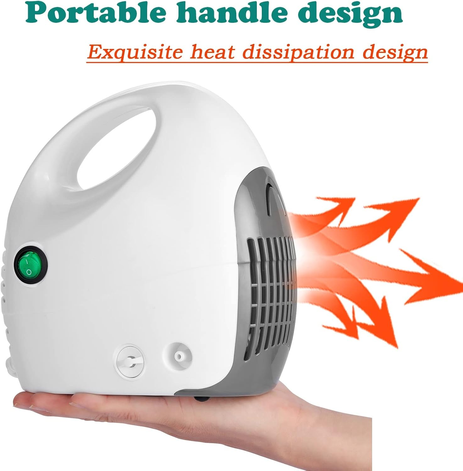 Nebulizer Machnie, Particulate Direct Interface Effectively for Adults Kids, Nebulizer with Exquisite Design, for Home Use Travel image number 6