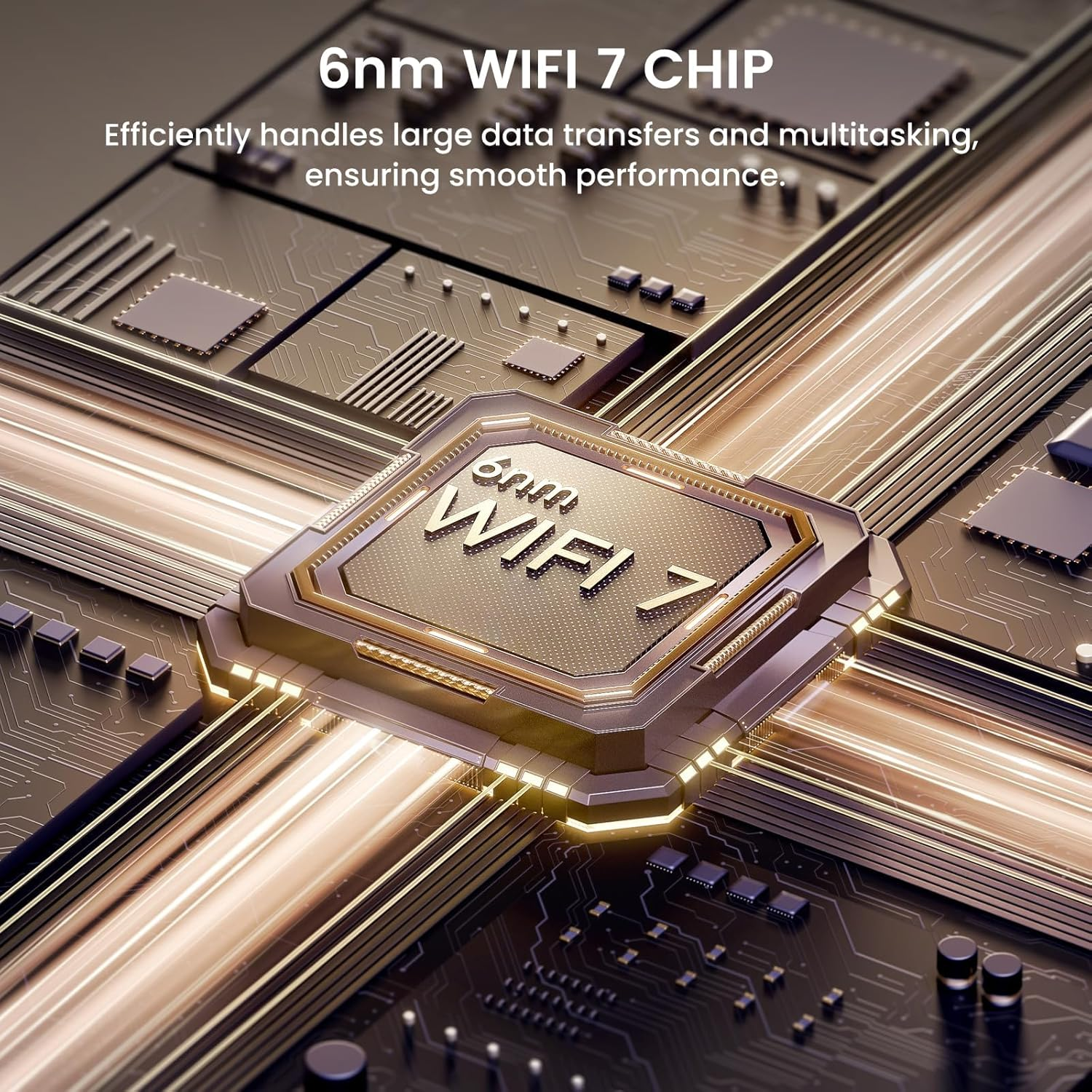 Tenda BE5100 Dual Band Wifi 7 Whole Home Multi-Gigabit Mesh Wi-Fi System, Supports 160+ Devices, 1*Full 2.5G Port, 2* Full Gigabit Ports, Seamless Roaming, VPN, MLO, 4K QAM -ME6 Pro (1-Pack) image number 3