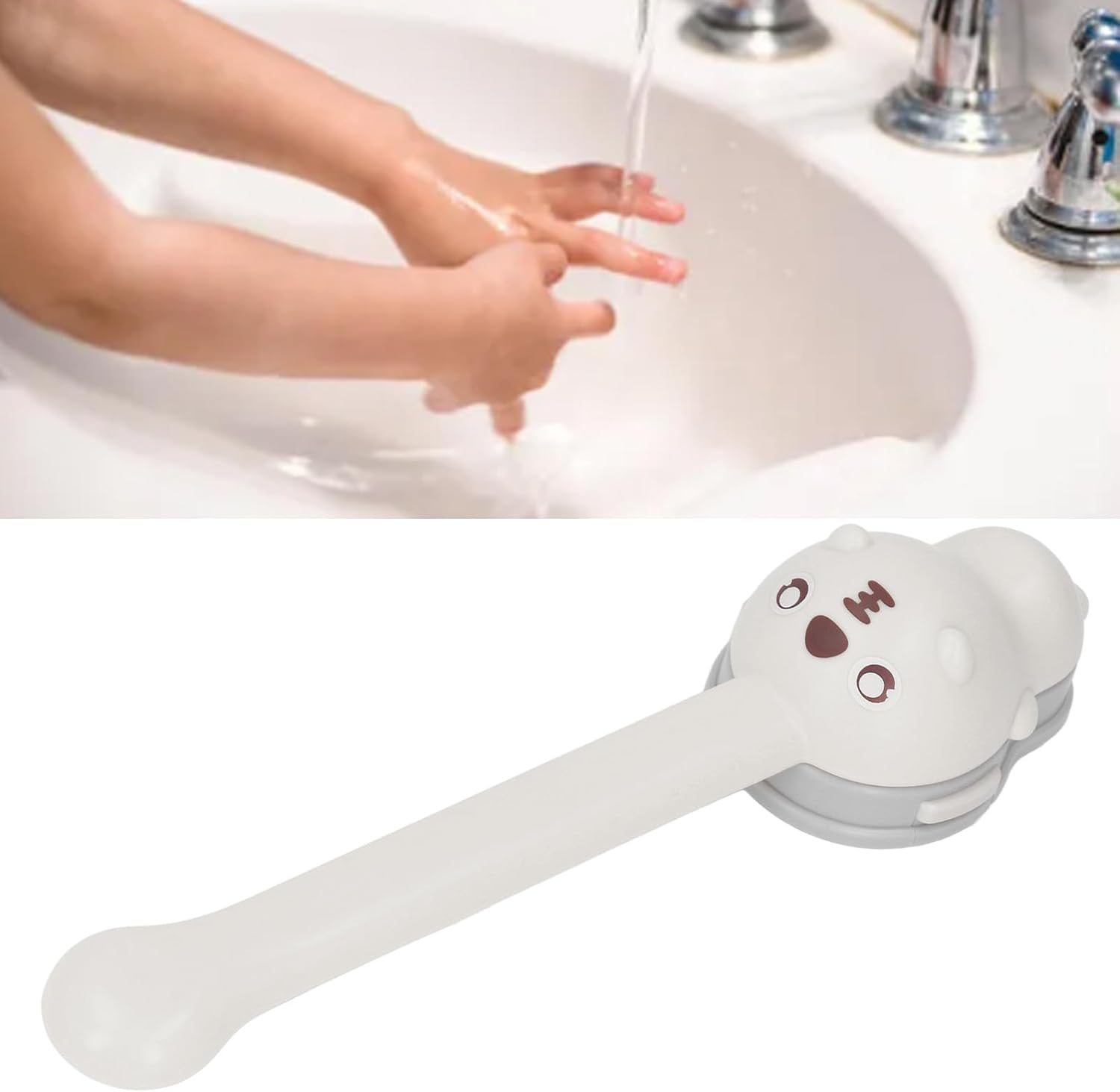 Faucet Extender, Cartoon Animal Faucet Handle Extender Set Hand Washing Accessories for Independent Hand Washing, Water Spout Light Switch Tap Handle for Toddlers Kids Babie image number 6