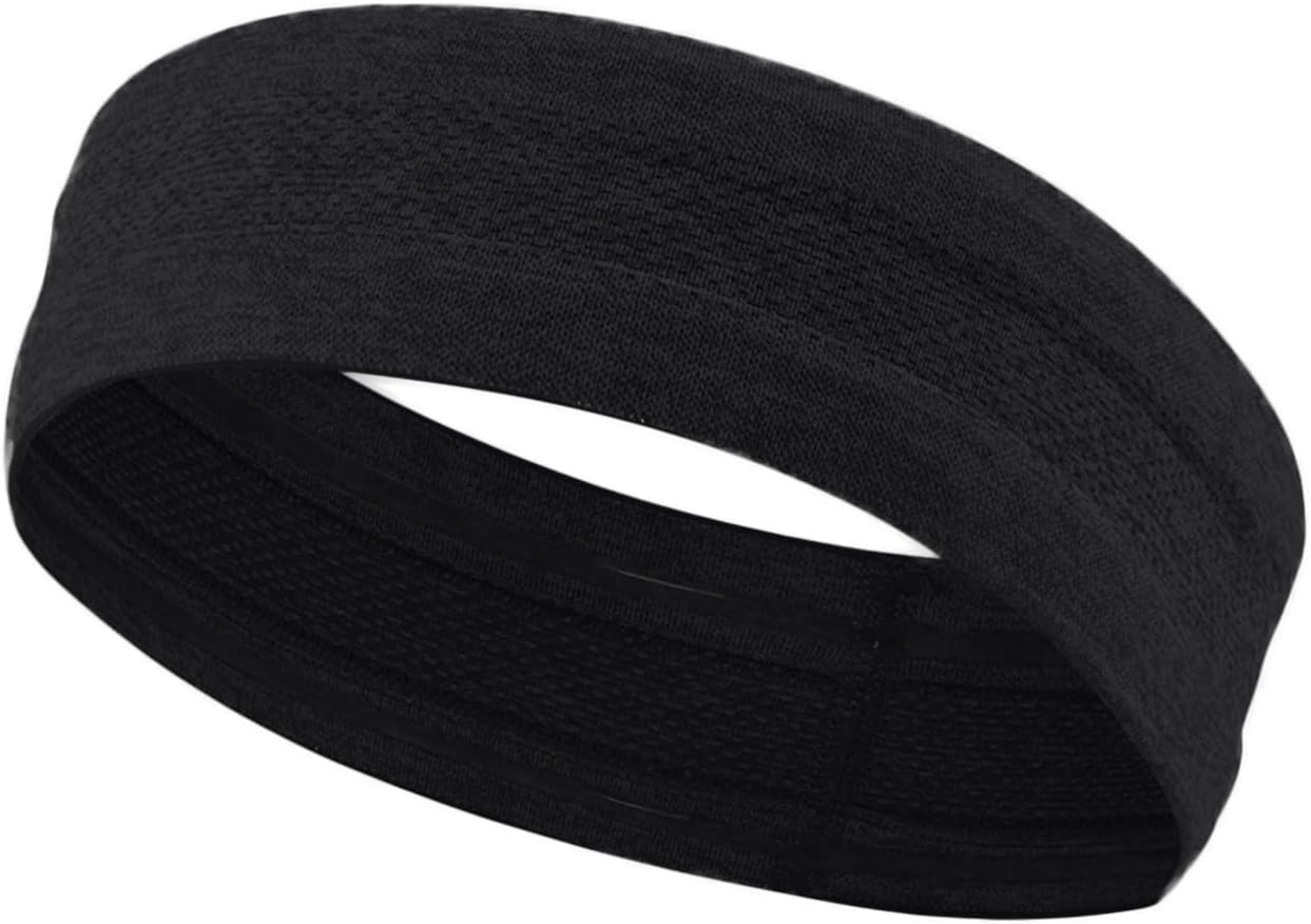 XUNQUCOM Men Women Sweat Wicking Sports Headband