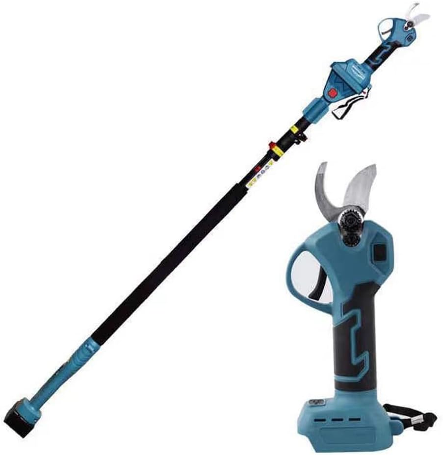 LEDON Telescopic High Branch Pruner Shears - 130-180Cm Extendable Tree Trimmer with Saw for Tall Trees, Fruit Branches & Garden Pruning