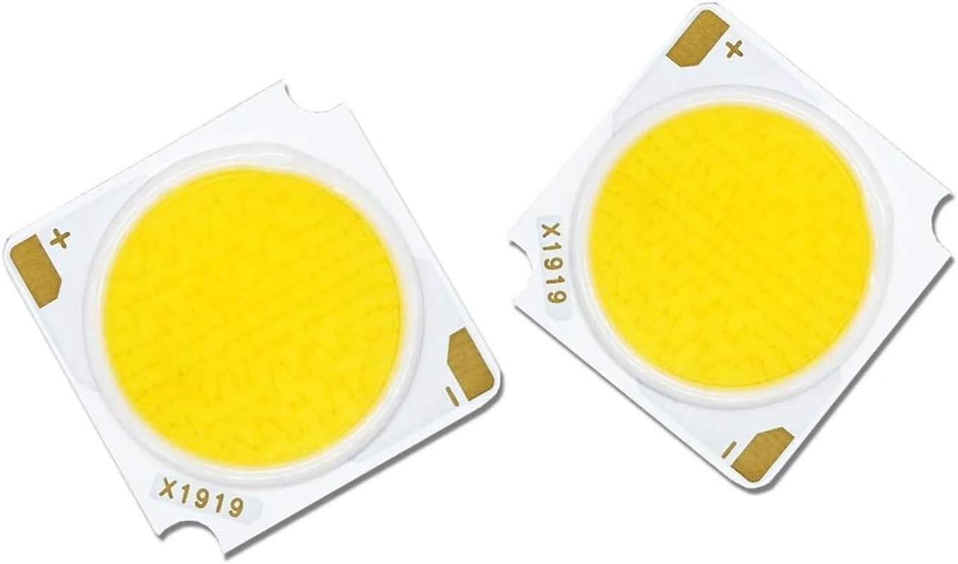 NFGZFNMKYW 4Pcs 19 * 19Mm LED COB Bridgelux Chip 12W 18W 24W 30W 36W 42W DC36-39V LED RA97 Track Lamp Downlight Light Source Accessory(3000K,36W)