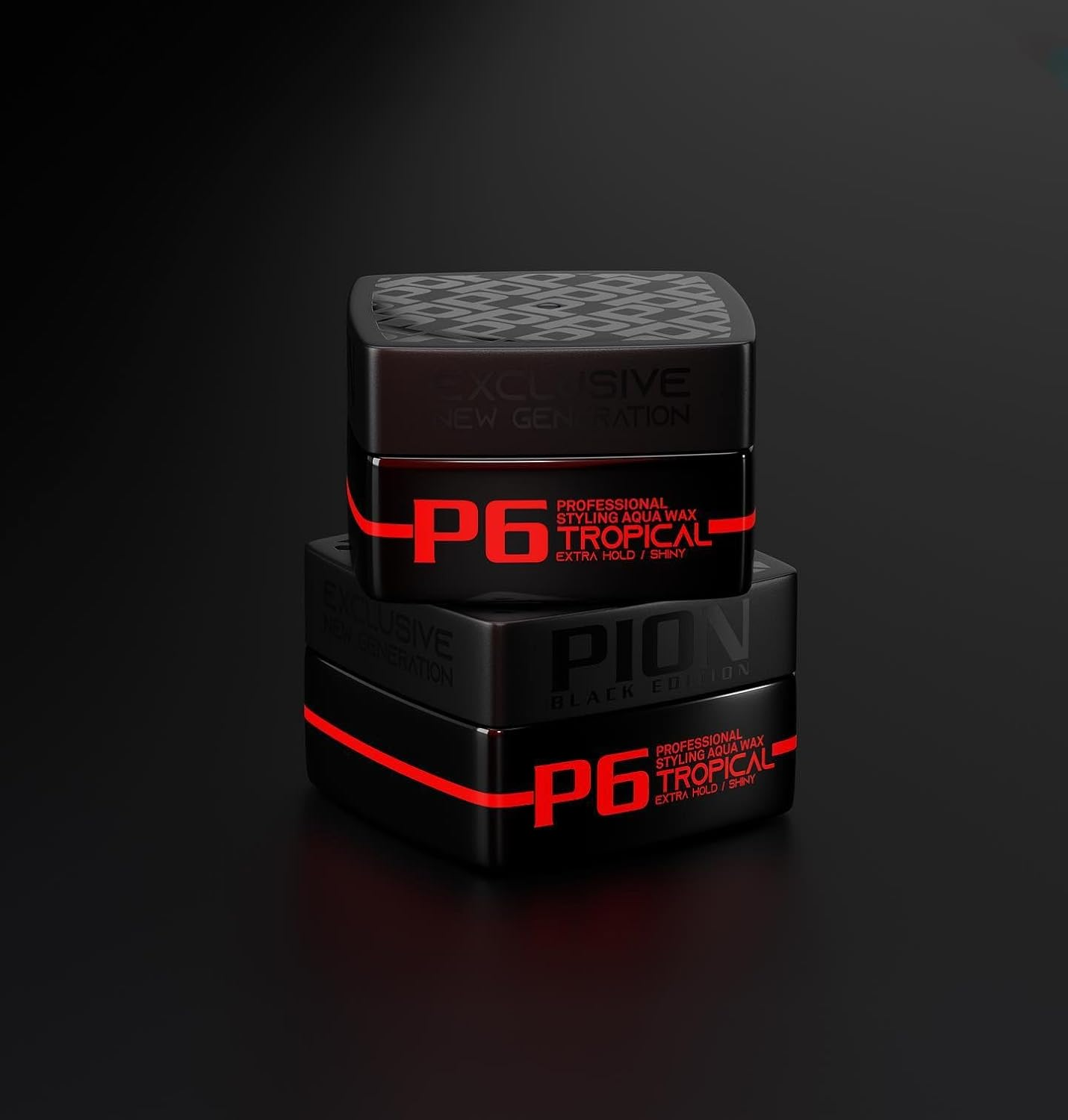 Pion P6 | Tropical Hair Styling Wax, Aqua Series | Medium Hold, Volumizing Wax | Natural Look, Smooth Finish image number 3