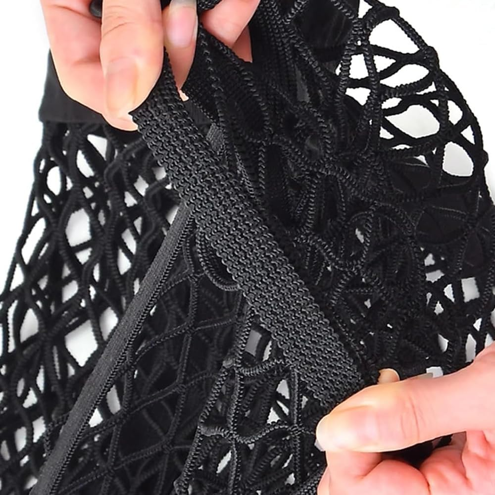 Truck Bed Netting, Cargo Net with Hooks for Pickup Truck Bed, Stretchable Bungee Net Organizer, Cargo Fixing Net Bag, Mesh Organizer for Pickup Trunk Bed for Secure Load and Storage image number 2