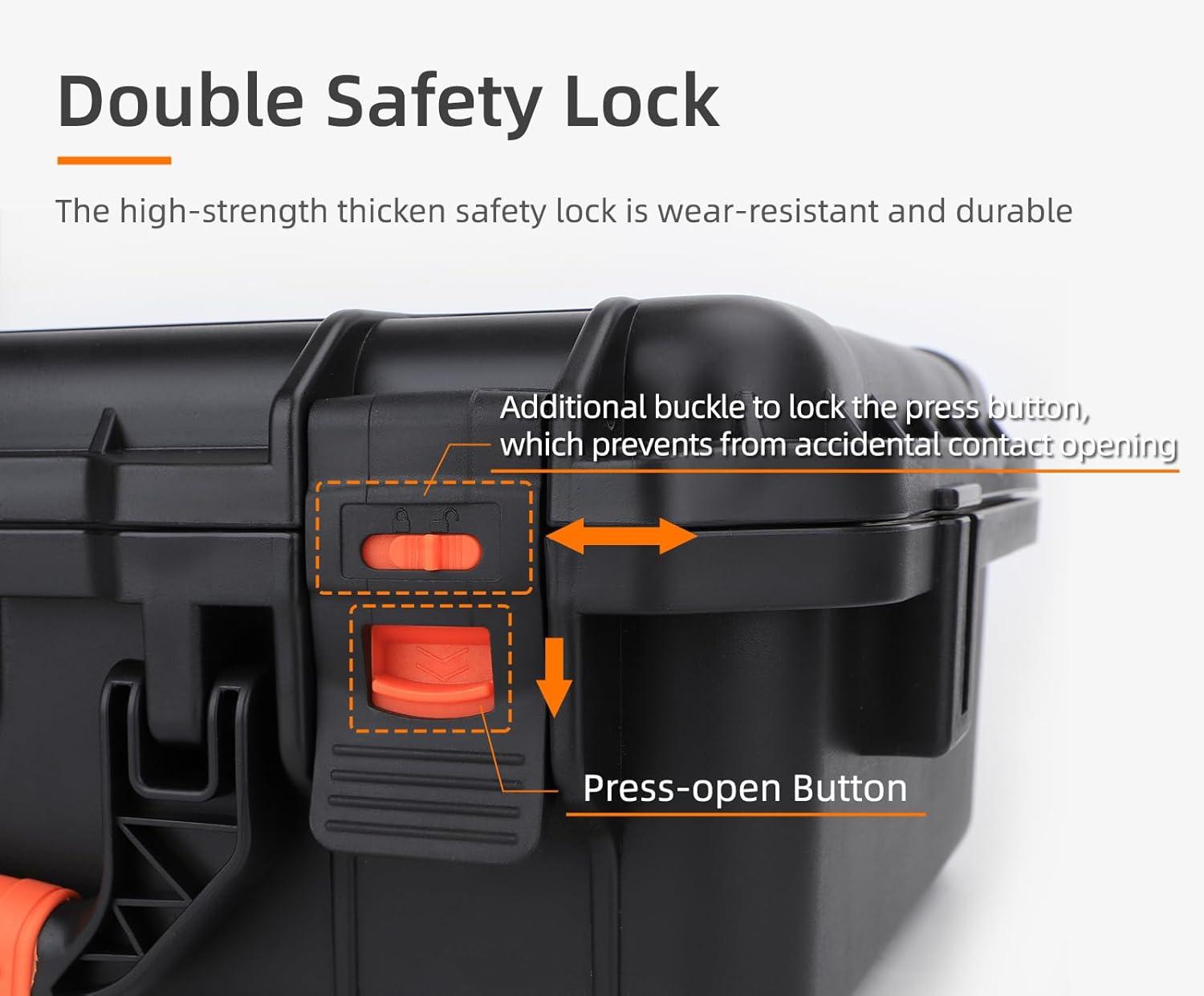 Fututech Safety Case for DJI Neo Bundle Motion Fly More Transport Bag for Drone Accessories, Black, Safety Case, Black, Safety Case