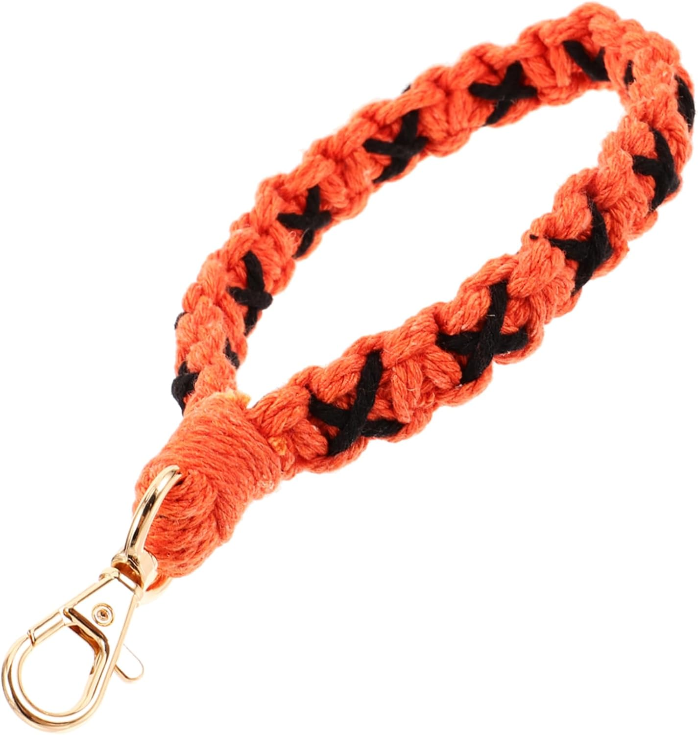 WOFASHPURET Keychain Wristlet Hand Strap Key Lanyard Car Keys Keychain Woven for Women Fashion Accessory image number 5