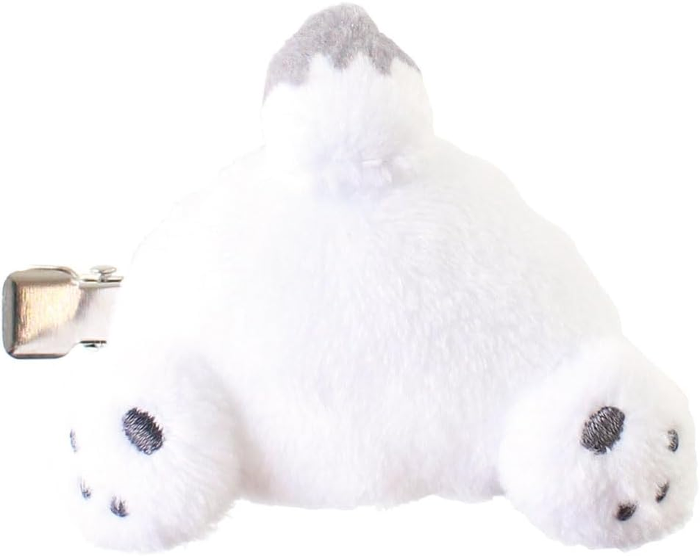 Tees Factory SR-5548052CR Sanrio Characters Mascot Butt Hair Clip, Cinnamorol, 2.2 X 2.4 X 1.2 Inches (55 X 60 X 30 Mm)