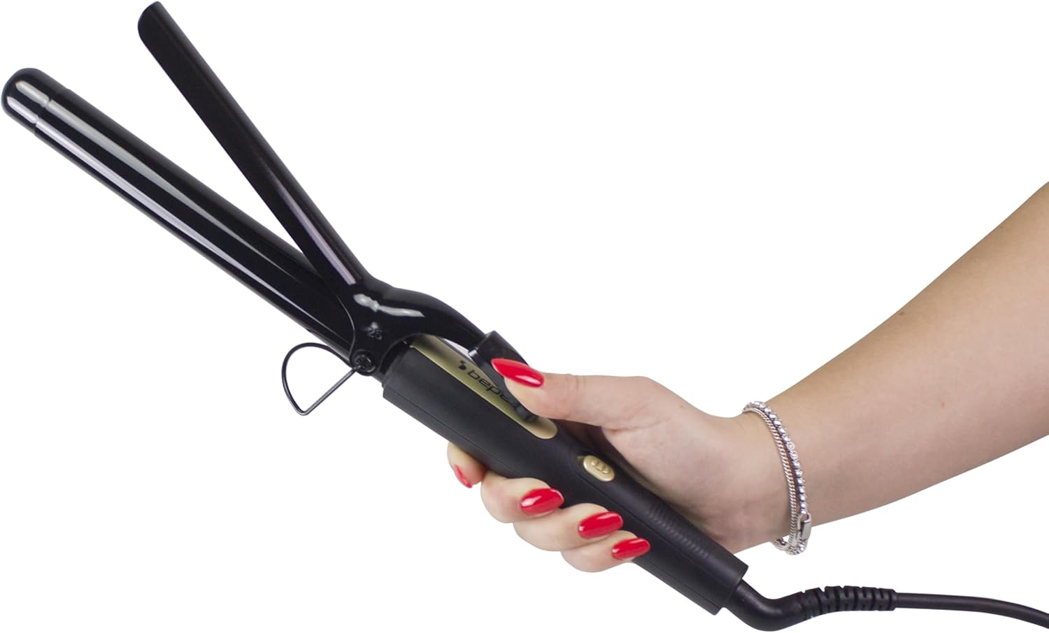 BEPER P301PIS002 25Mm Ceramic Curling Iron for Soft Curls and Perfect Waves, Fast Heat up to 190&deg;C, 360&deg; Rotating Cable, Cold Tip image number 2