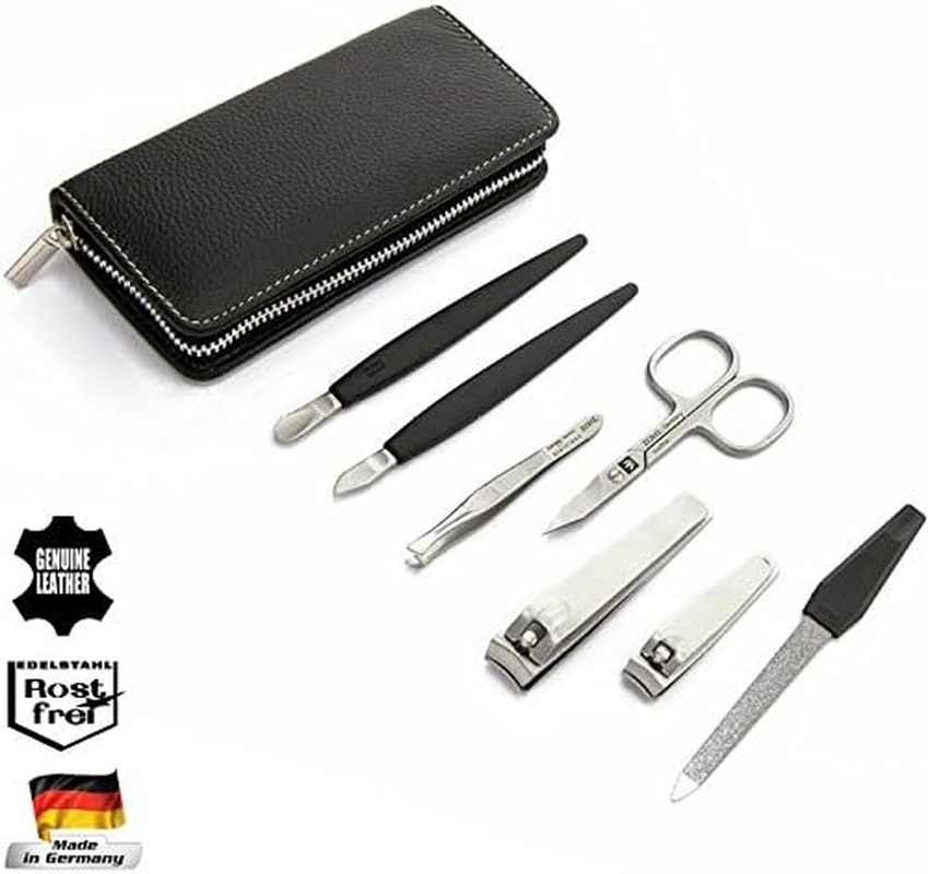 ZOHL Germany Nail Clippers Leather Set 7 Pc Manicure Set (ZO1416)