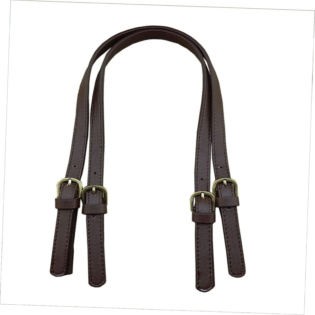 TOPPERFUN 2Pcs Handbag Belt Replacement Synthetic Leather Bag Straps for Tote Bag Shoulder Strap