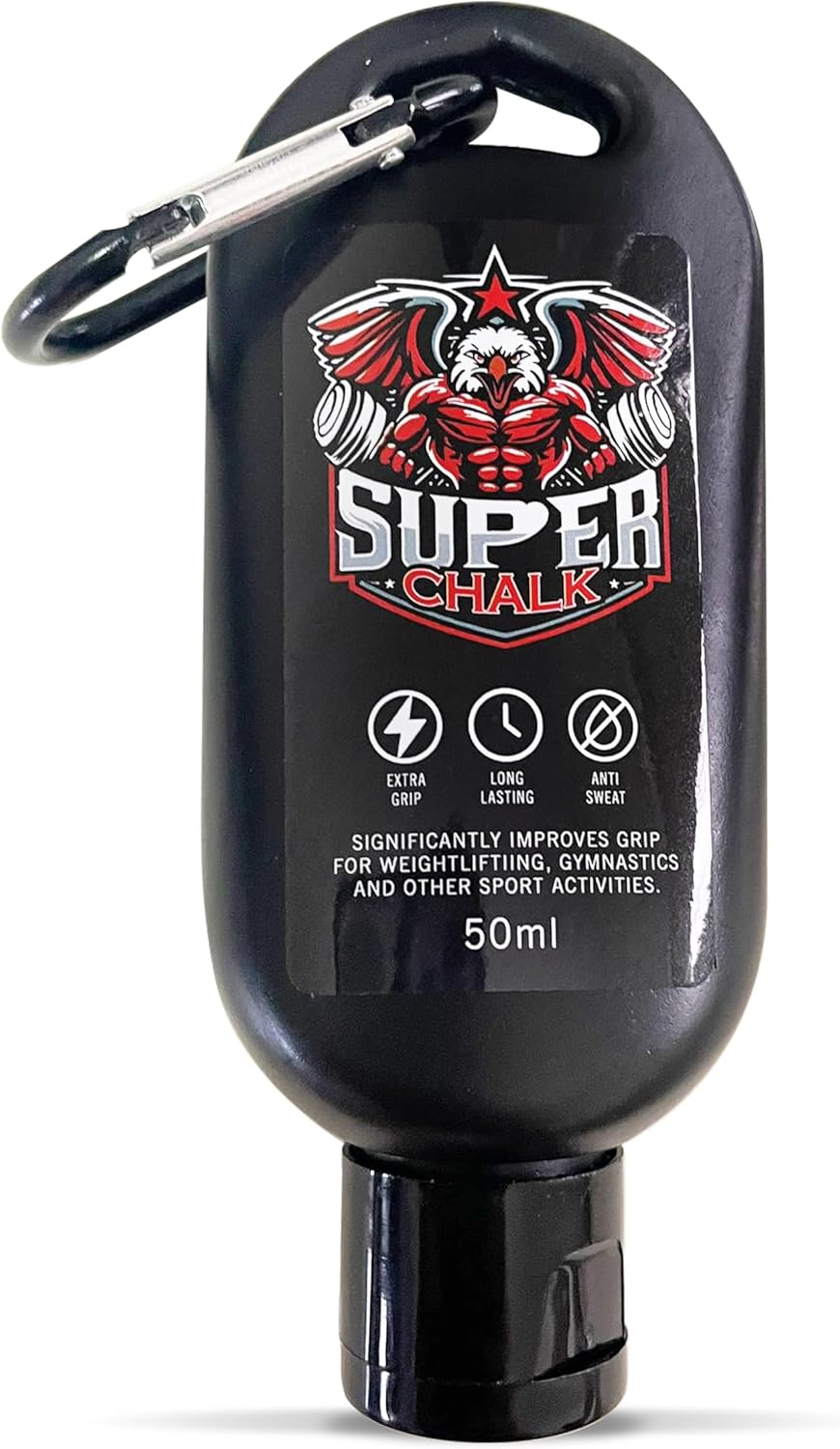 Liquid Chalk Weightlifting - Super Chalk 50Ml Liquid Chalk for Rock Climbing, Gymnastics, Lifting Chalk, Hand Chalk for Weight Lifting, Gym Chalk for Powerlifting, Liquid Grip Liquid Chalk Climbing