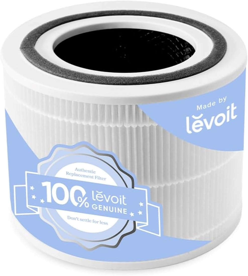LEVOIT Core 300-P Air Purifier Replacement Filter, 3-In-1 Filter, Efficiency Activated Carbon, Core 300-RF, 1 Pack, White image number 6