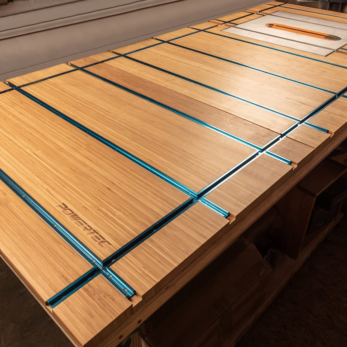 POWERTEC 71704 T-Track Intersection Kit with Mounting Screws, 2 Sets image number 4