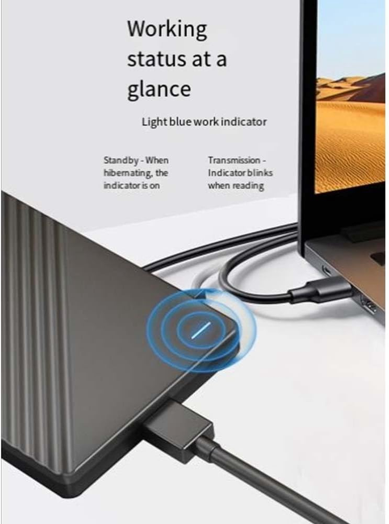 Domoi 2.5Inch External Mobile Hard Disk High Speed USB 3.0 160GB Storage Portable Hard Disk for Laptop Desktop PC Easy Install Easy to Use image number 6