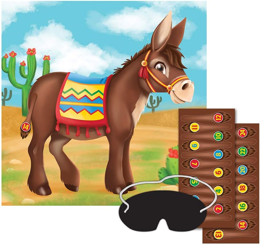 Pin the Tail on the Donkey Game