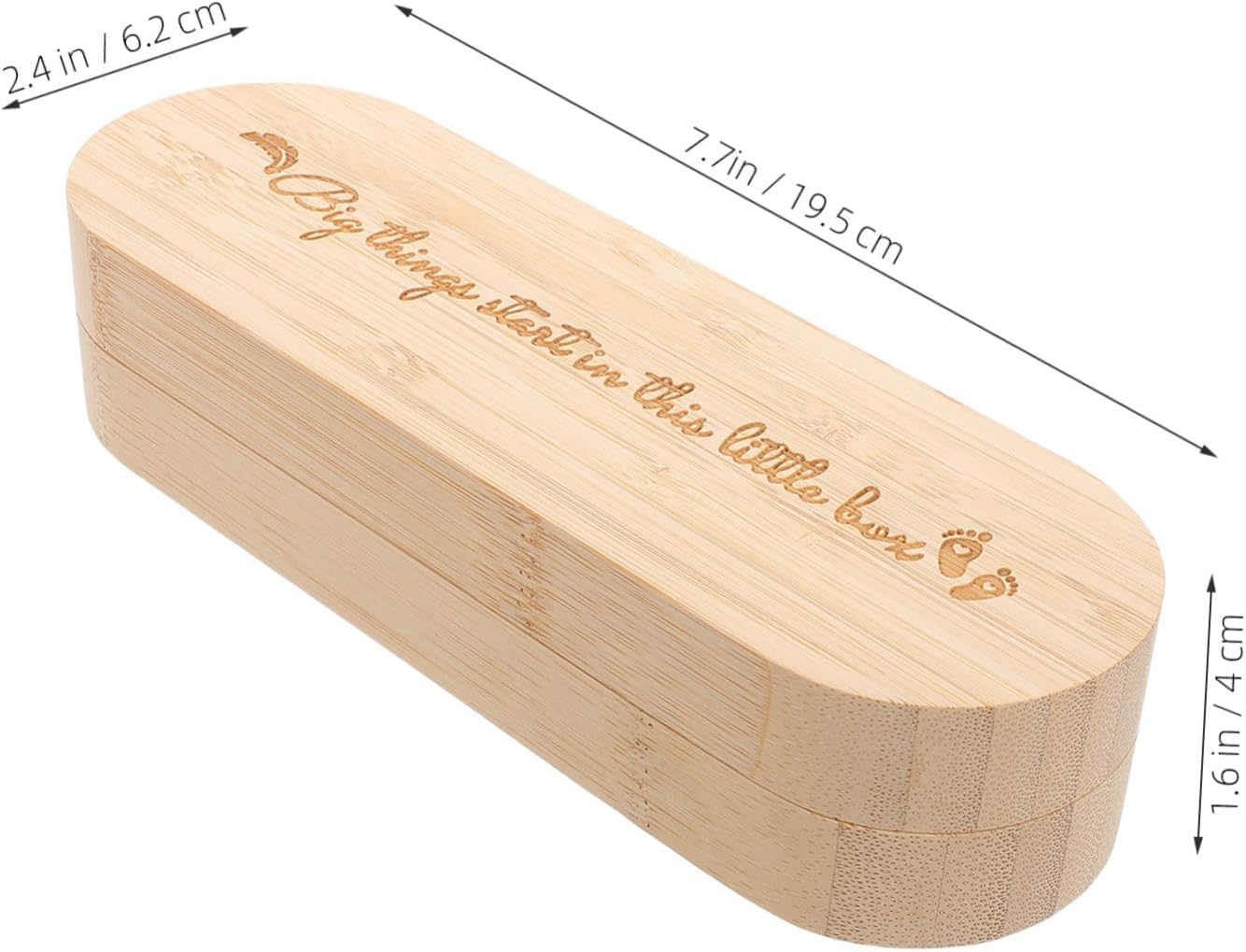Custom Pregnancy Test Keepsake Box Wood Surprise Announcement Case Maternity Announcement Favor image number 6