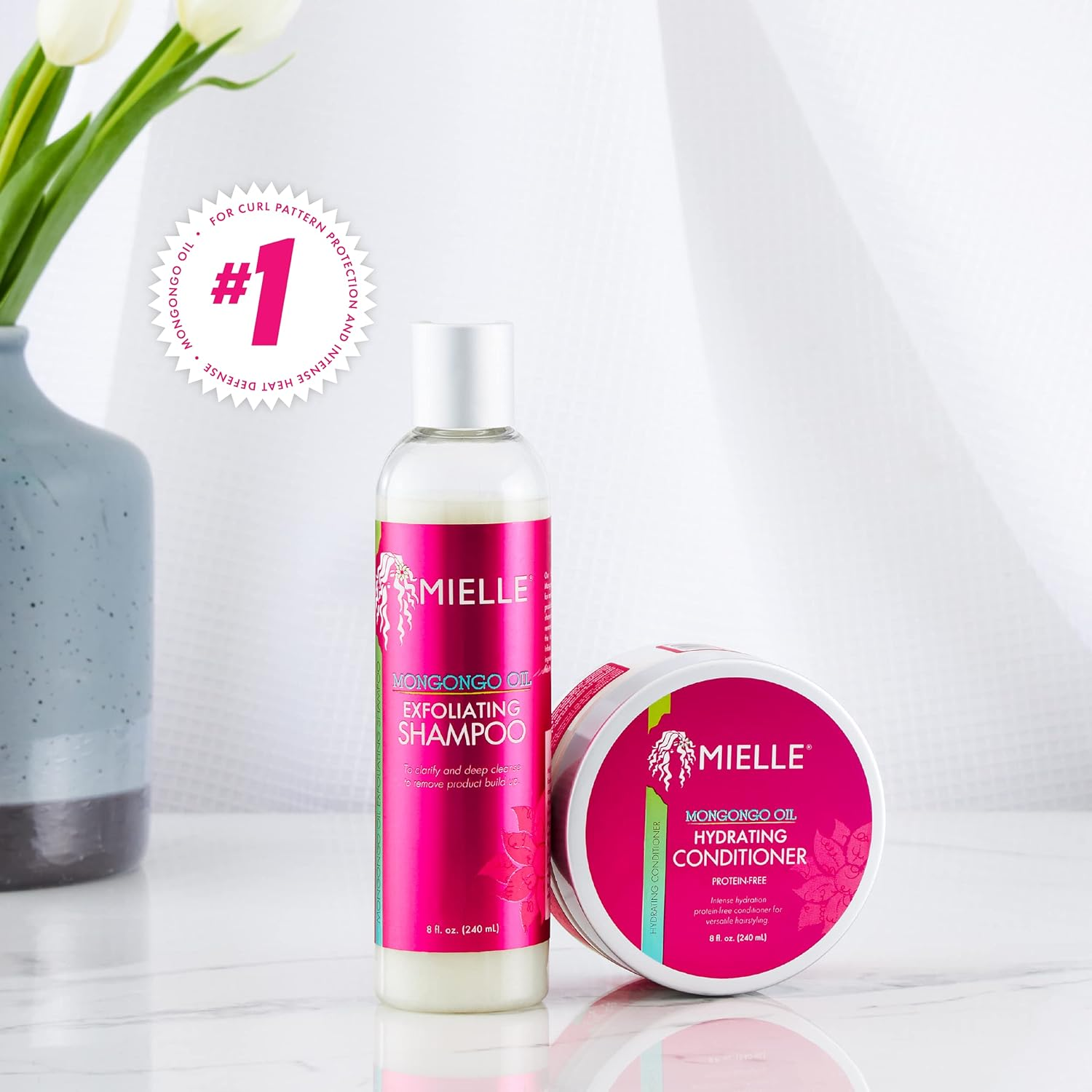 Mielle Organics Mongongo Oil Exfoliating Shampoo 8Oz image number 3