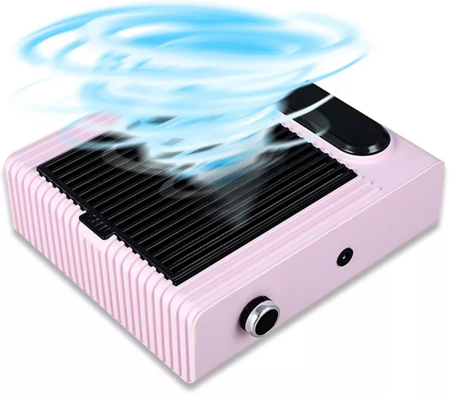 Nail Dust Collector, 80W Nail Vacuum Cleaner for Manicure Pedicure with Removable Filter Strong Power Nail Dust Collector Adjustable Manicure Machin(Blue)