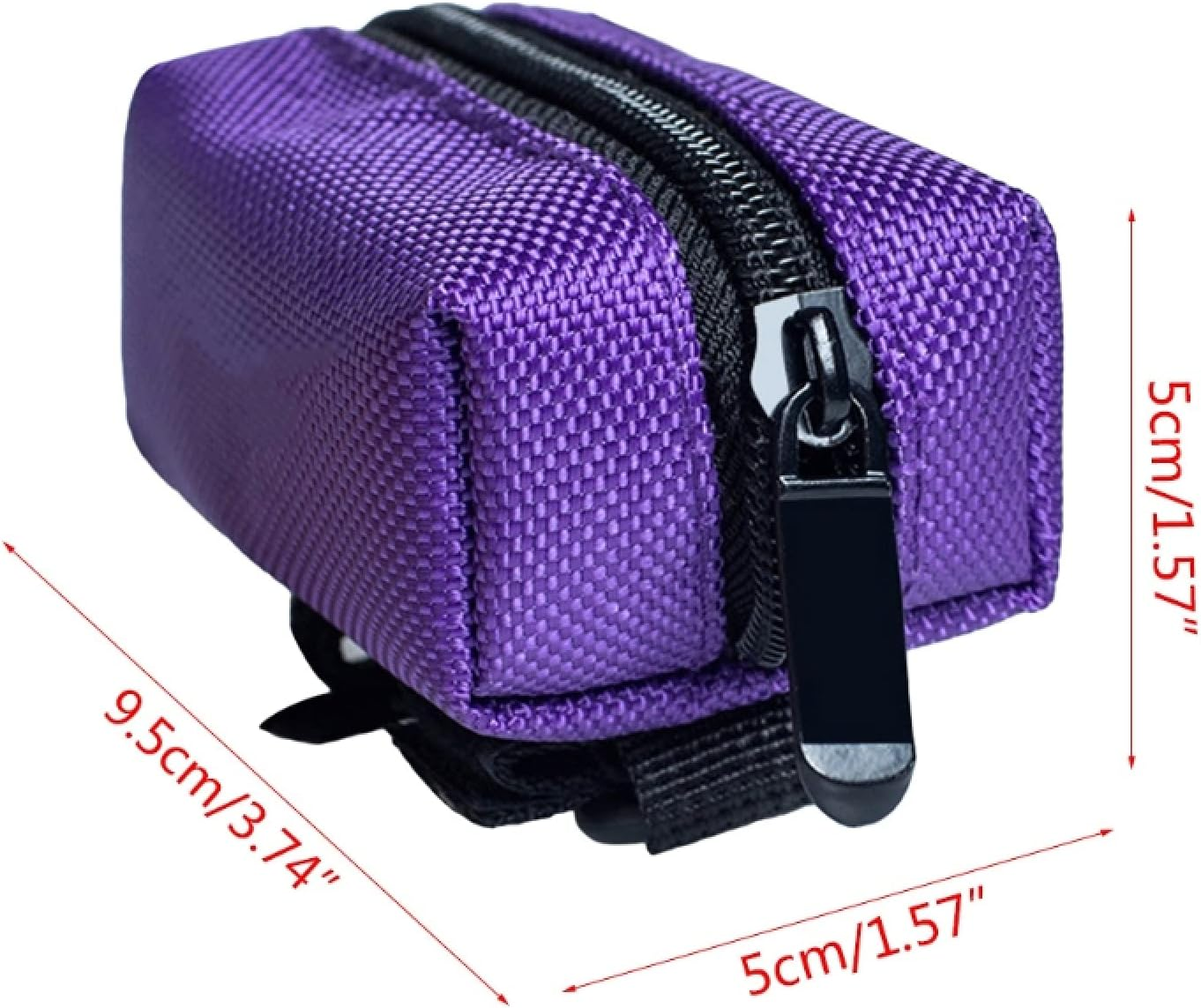 Dog Poop Bags 2Pcs Pet Dog Poop Bag Holder Leash Attachment Adjustable Mini Travel Garbage Bag Dispenser 05 image number 4