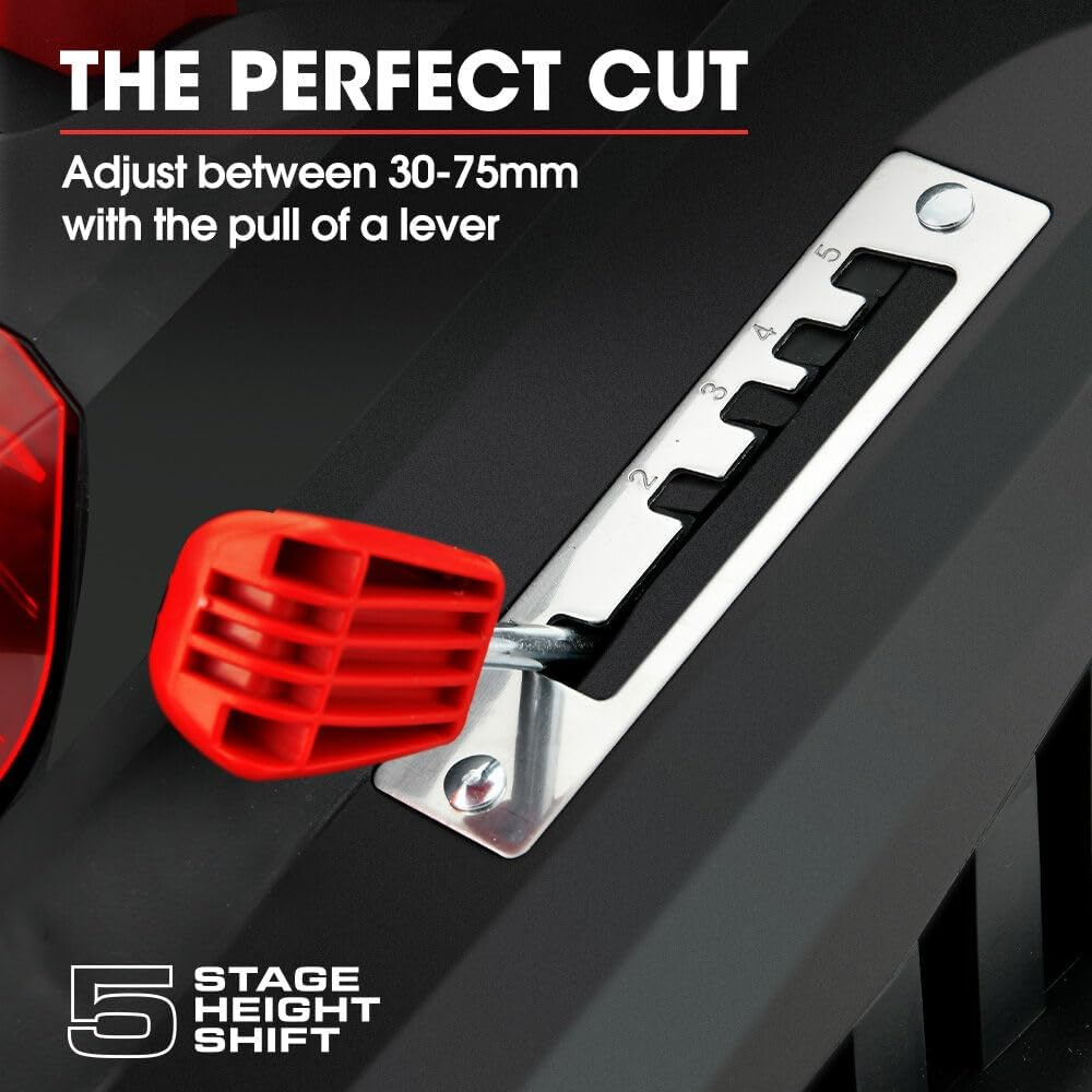 Baumr-Ag 520CX 40V SYNC 17" Cordless Lawn Mower Kit, Fast Charger, 2 X 4Ah Battery, 5 Cutting Heights, Adjustable Ergonomic Handle, Mulching Option image number 2