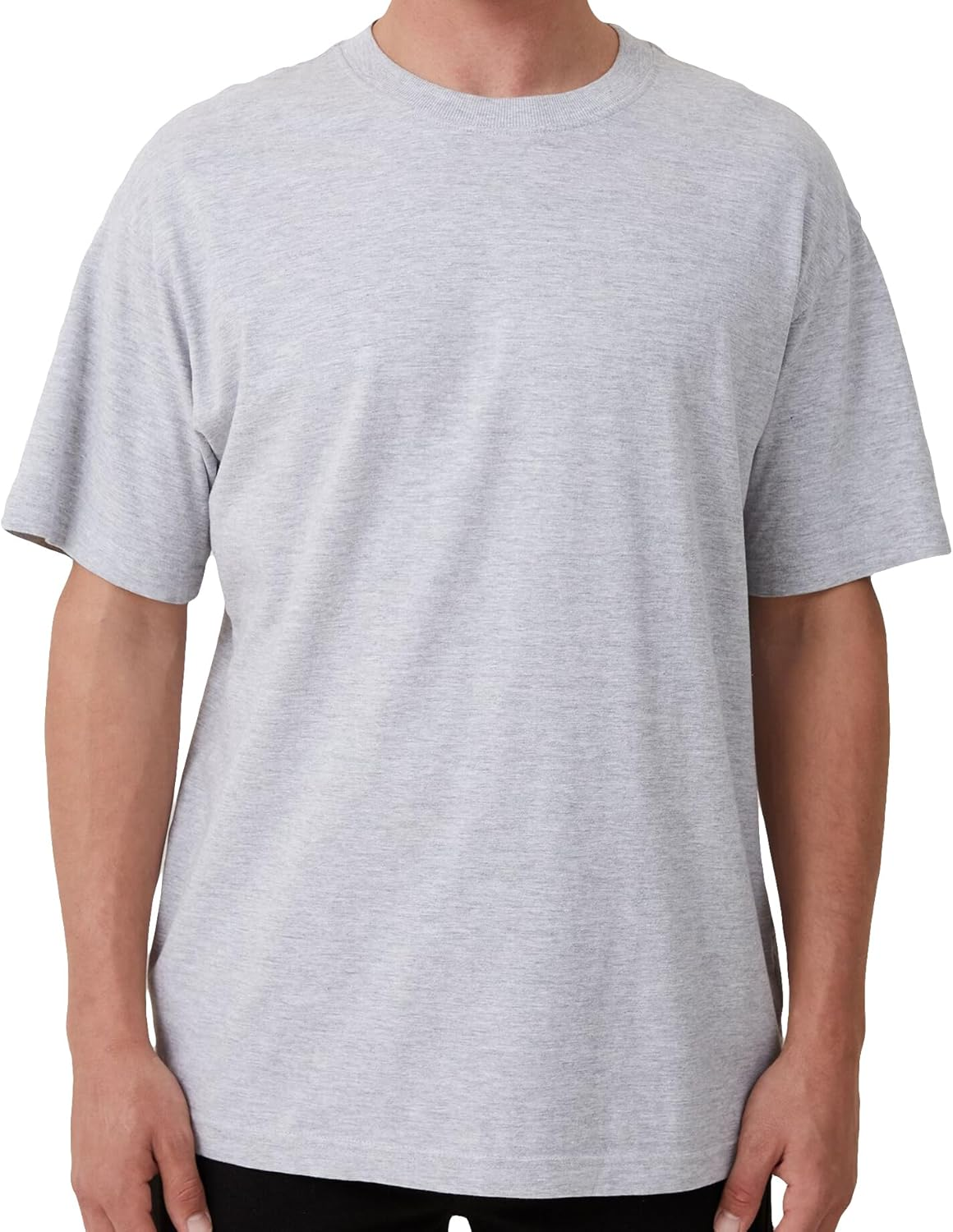 Adult 100% Cotton T-Shirt Unisex Men'S Basic Plain Blank Crew Tee Tops Shirts image number 5