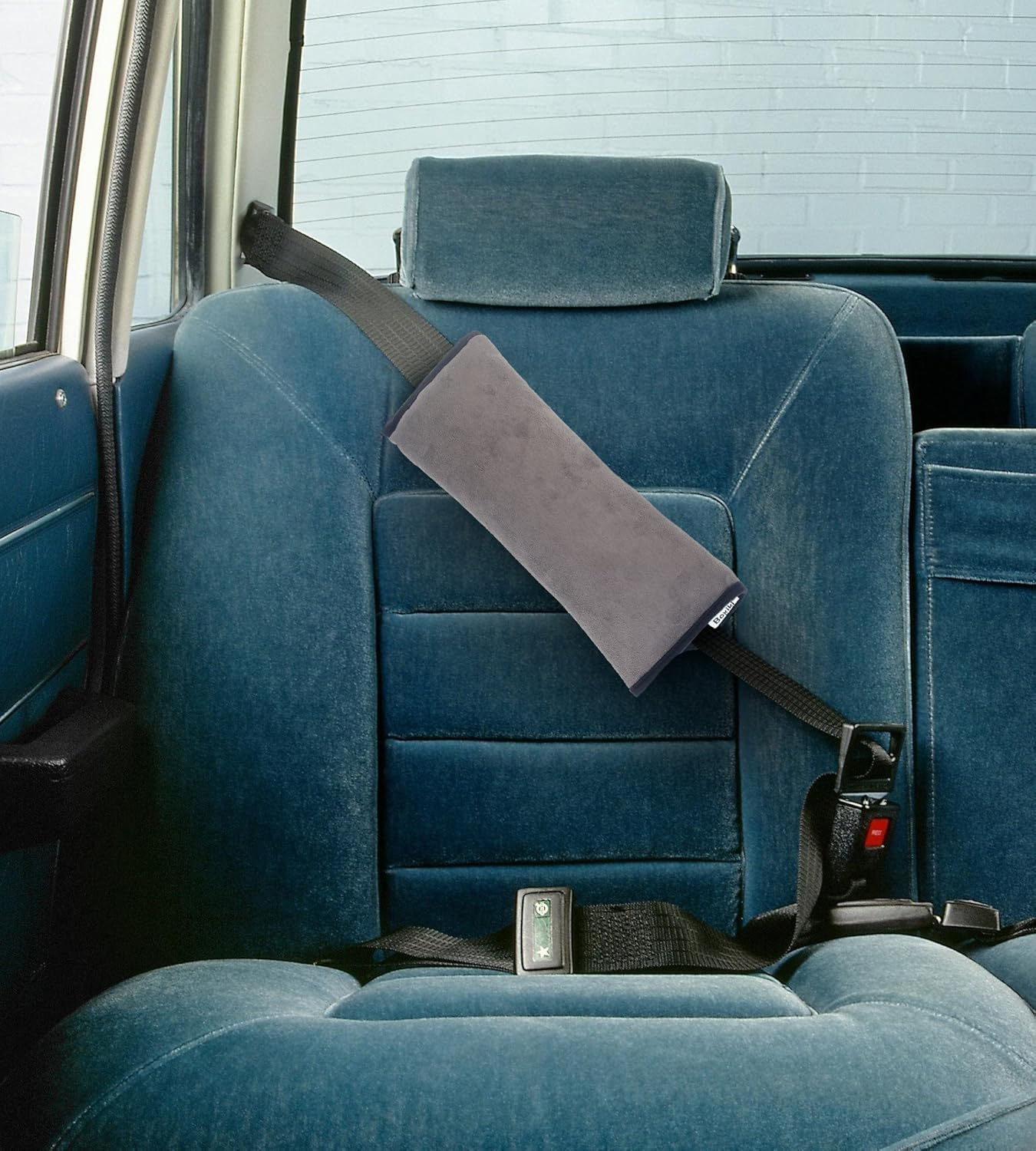 Boxiki Travel Set of 2 Seatbelt Covers for Adults, Kids - Seat Belt Cushion, Pillow, Pad for a More Comfortable Driving, Shoulder Strap Covers Harness Pad for Car/Bag image number 2