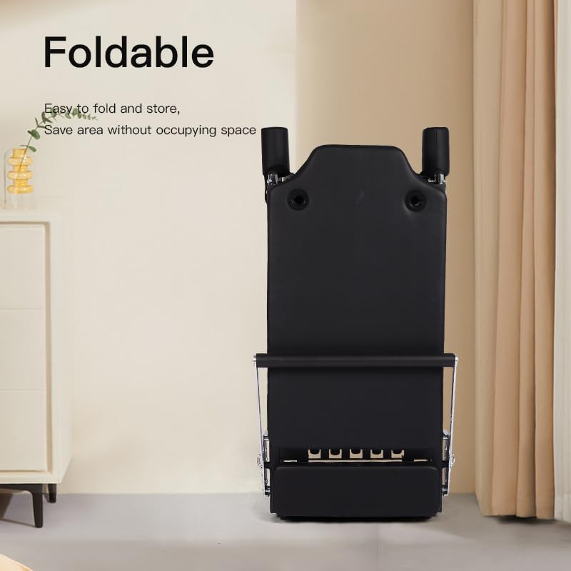 Zertylre Home Gym Pilates Workout Machine, Pilates Core Bed Multifunctional Collapsible Yoga Bed for Home Gym Workout (Black)