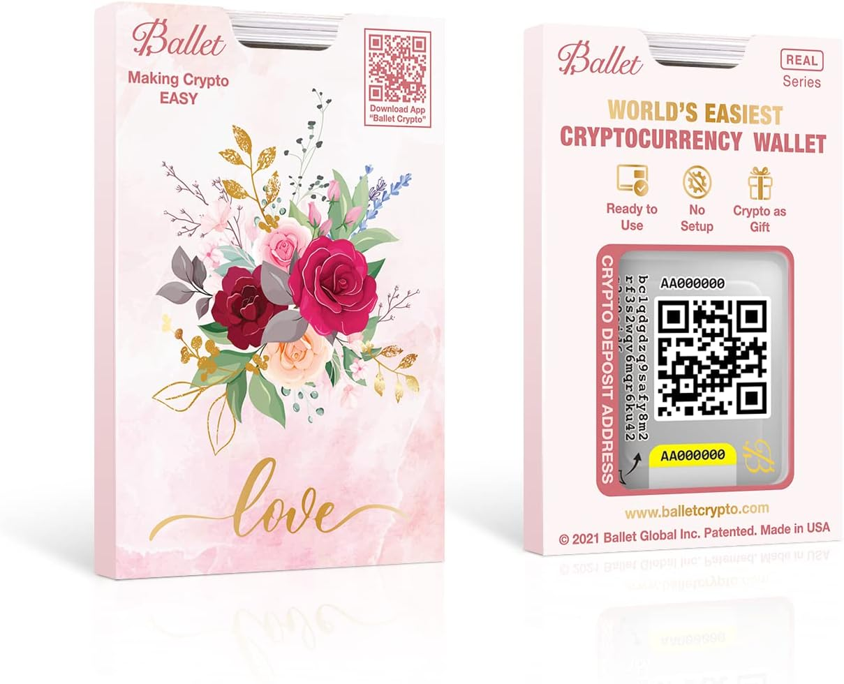 Ballet 3-Pack Gift Set REAL Bitcoin - the Easiest Crypto Cold Storage Card - Cryptocurrency Hardware Wallet with Multicurrency and NFT Support image number 5