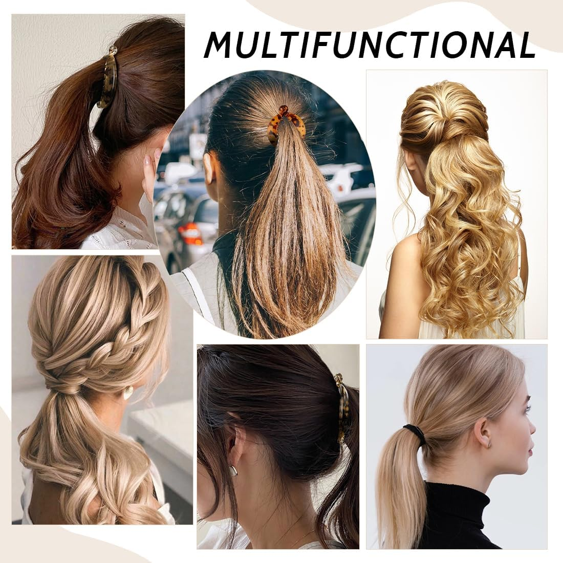 SJBAUTYO Pack of 4 Banana Clips, Hair Clips, Banana Fish, Banana Clip, Combs Fish Clips, Banana Clip, French Banana Clip for Women, Girls for Long, Curly or Straight Hair image number 6