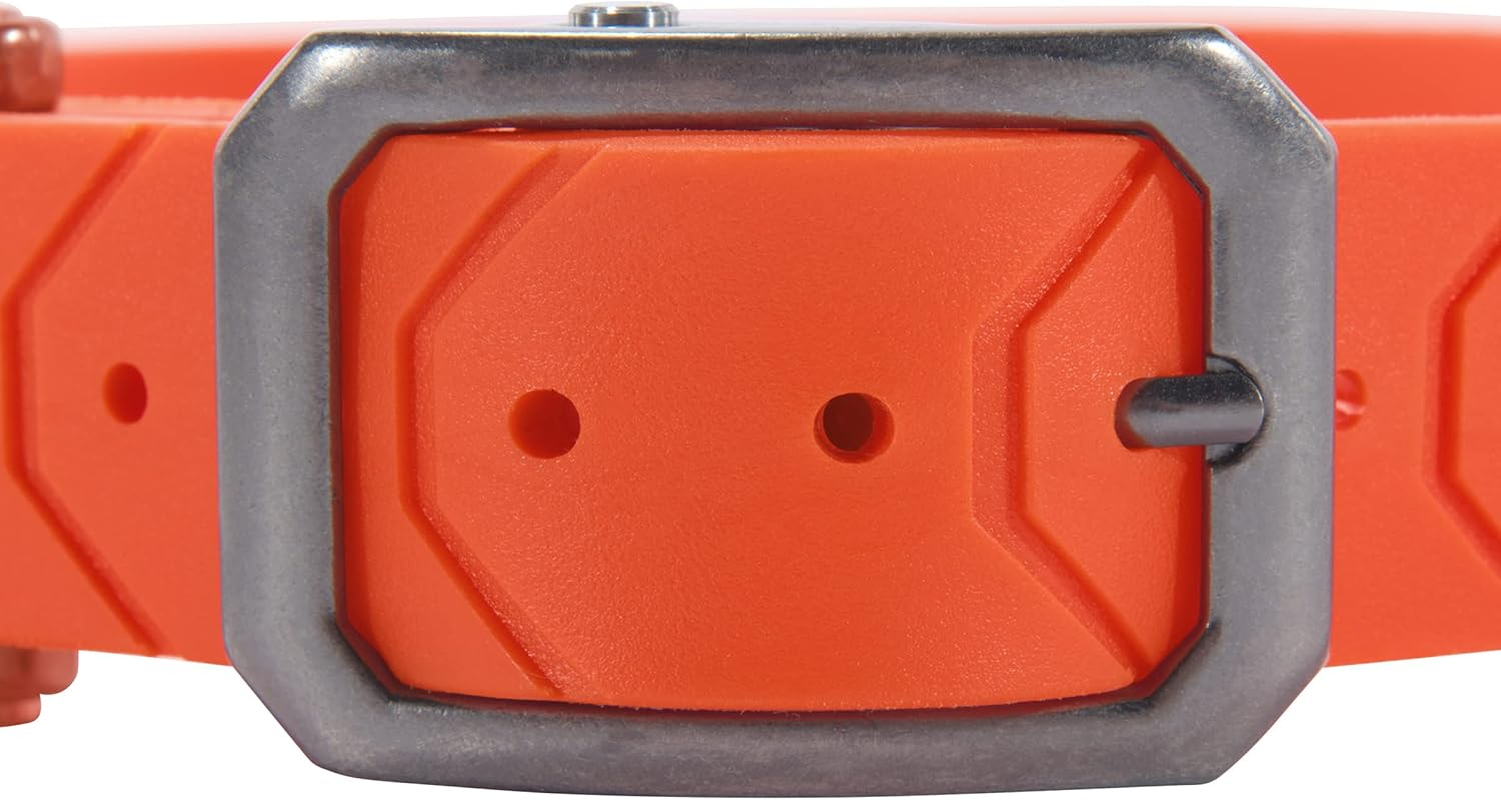 Carhartt Fully Adjustable Waterproof Dog Collar, Hunter Orange, One Size image number 3