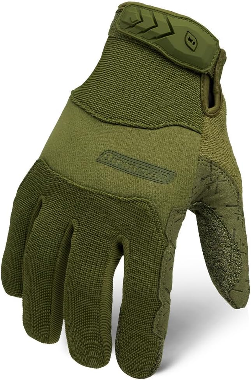 Ironclad Unisex Adult Medium EXO Tactical Pro Gloves, Black, M Pack of 2 US