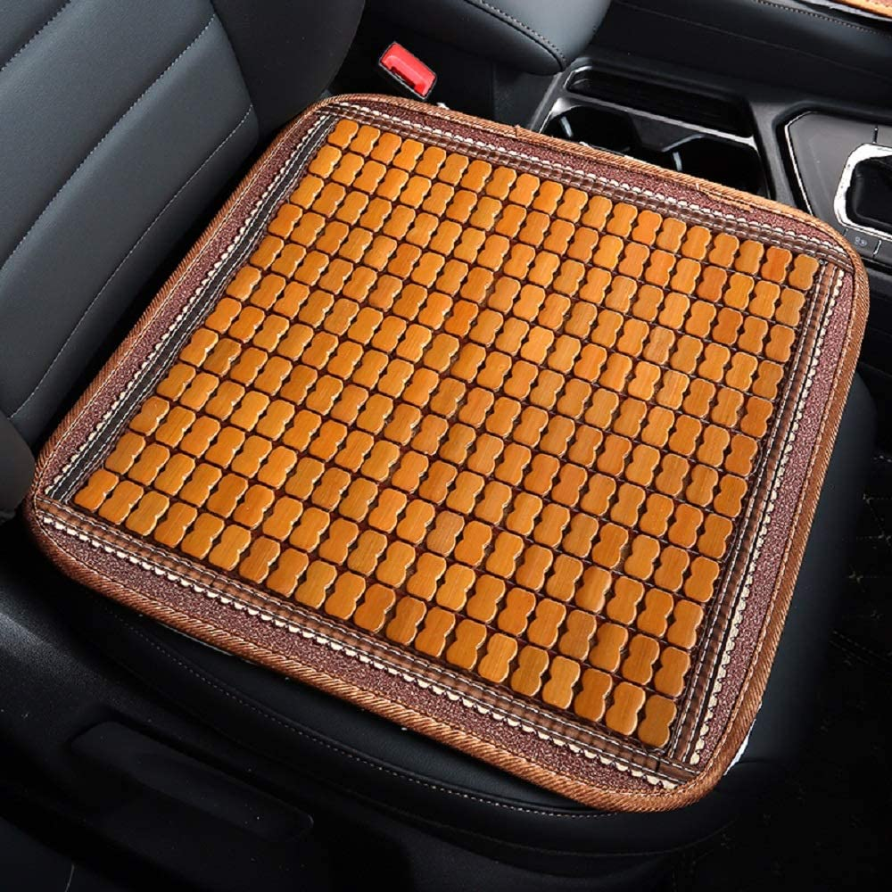 Maricome Bamboo Chair Cushions Summer Car Seat Cushion Seat Pad, Breathable Anti-Slip Size 45X45CM (1) image number 1