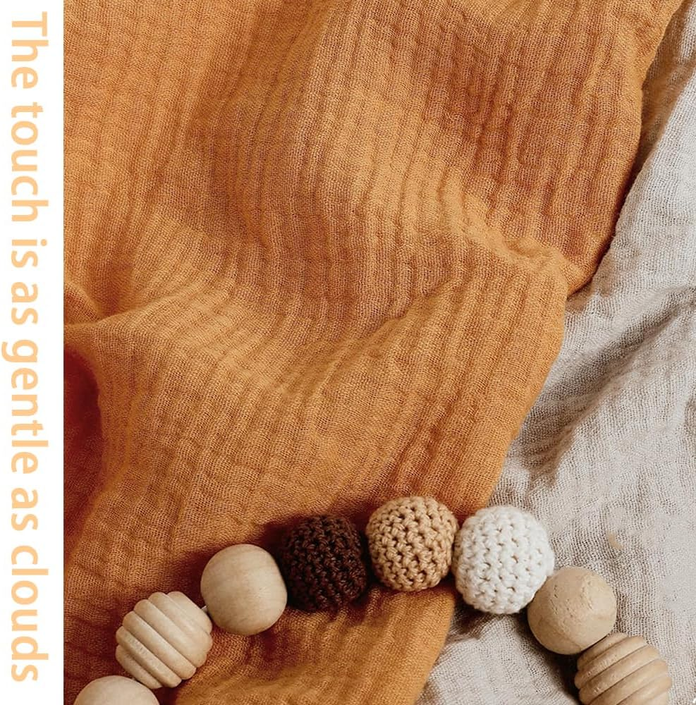 2 Pcs Bassinet Fitted Sheets, Universal Cradle Sheet Set for Rectangle, Oval, or Hourglass Bassinet Pad/Mattress, Soft Breathable Stretchy Baby Pad/Mattress Sheet Set (Yellow and Beige) image number 2