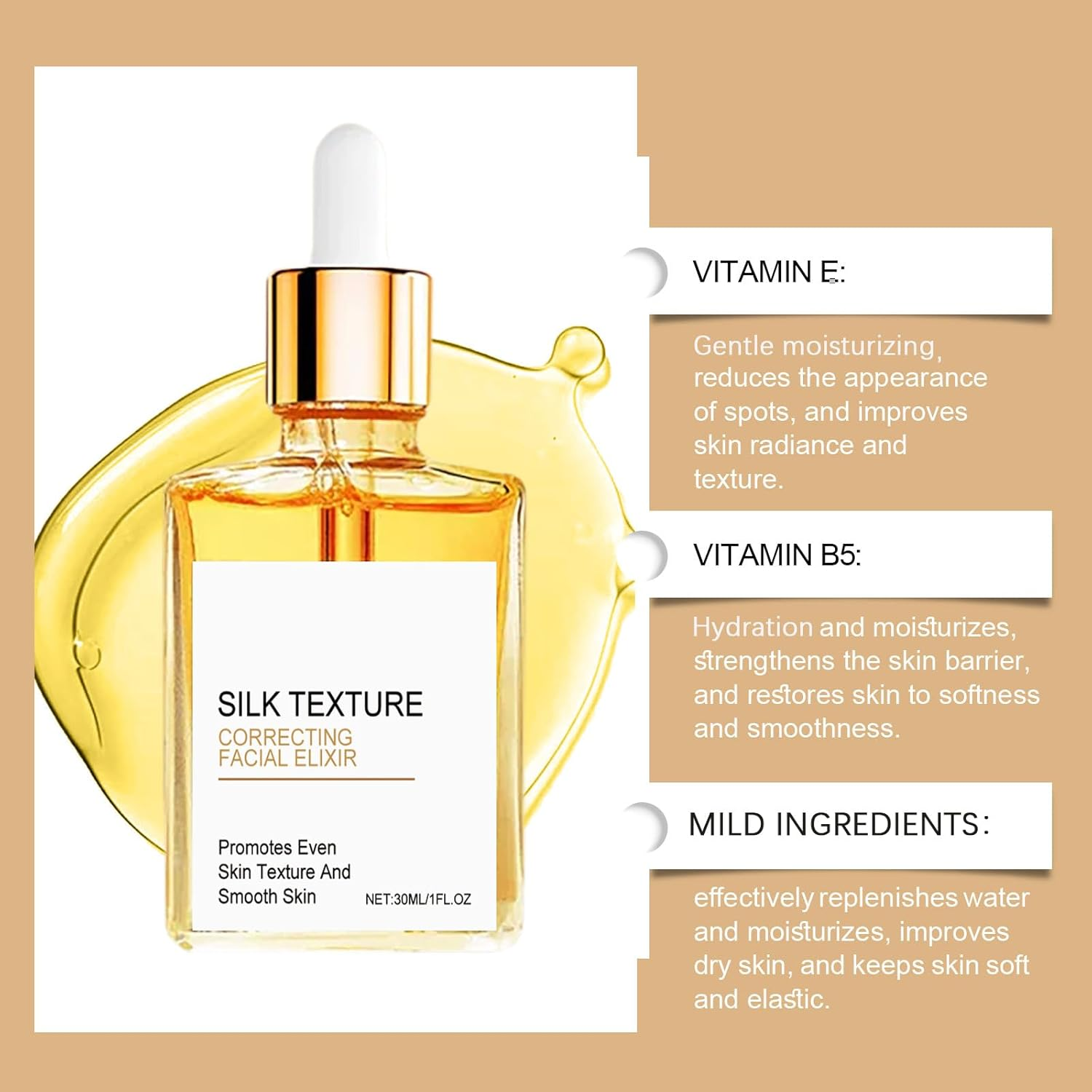 Gouda Silk Body Oil,Magic Luxury Body Oil,Multi-Purpose Silk Bodys Perfume Oils,Magic Luxury Gloss Treatment,All-Over Firming Care,Daily Moisturizing Treatment,Moisturizing Gloss Remedy (1 PCS) - 5 Pcs image number 2