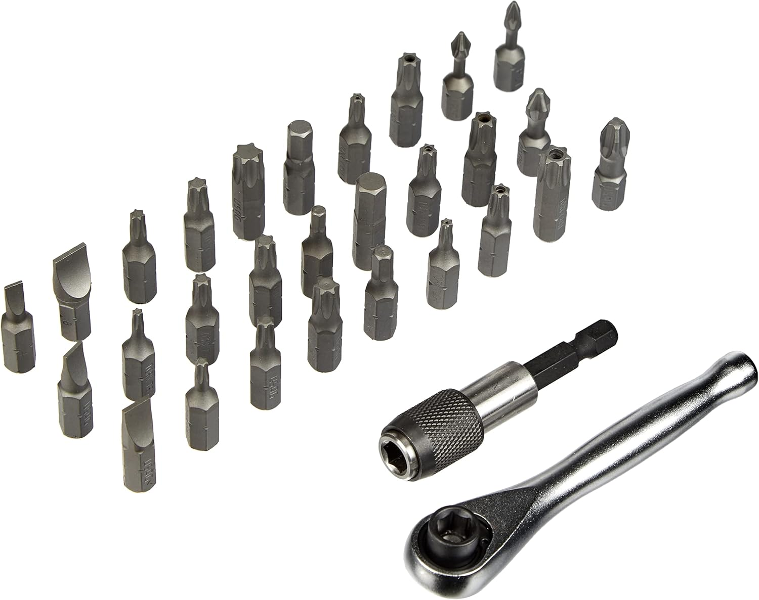 USAG U06920042-692 J32 - Assortment with Bits and Reversible Ratchet - 1/4" (32 Pcs.) image number 4