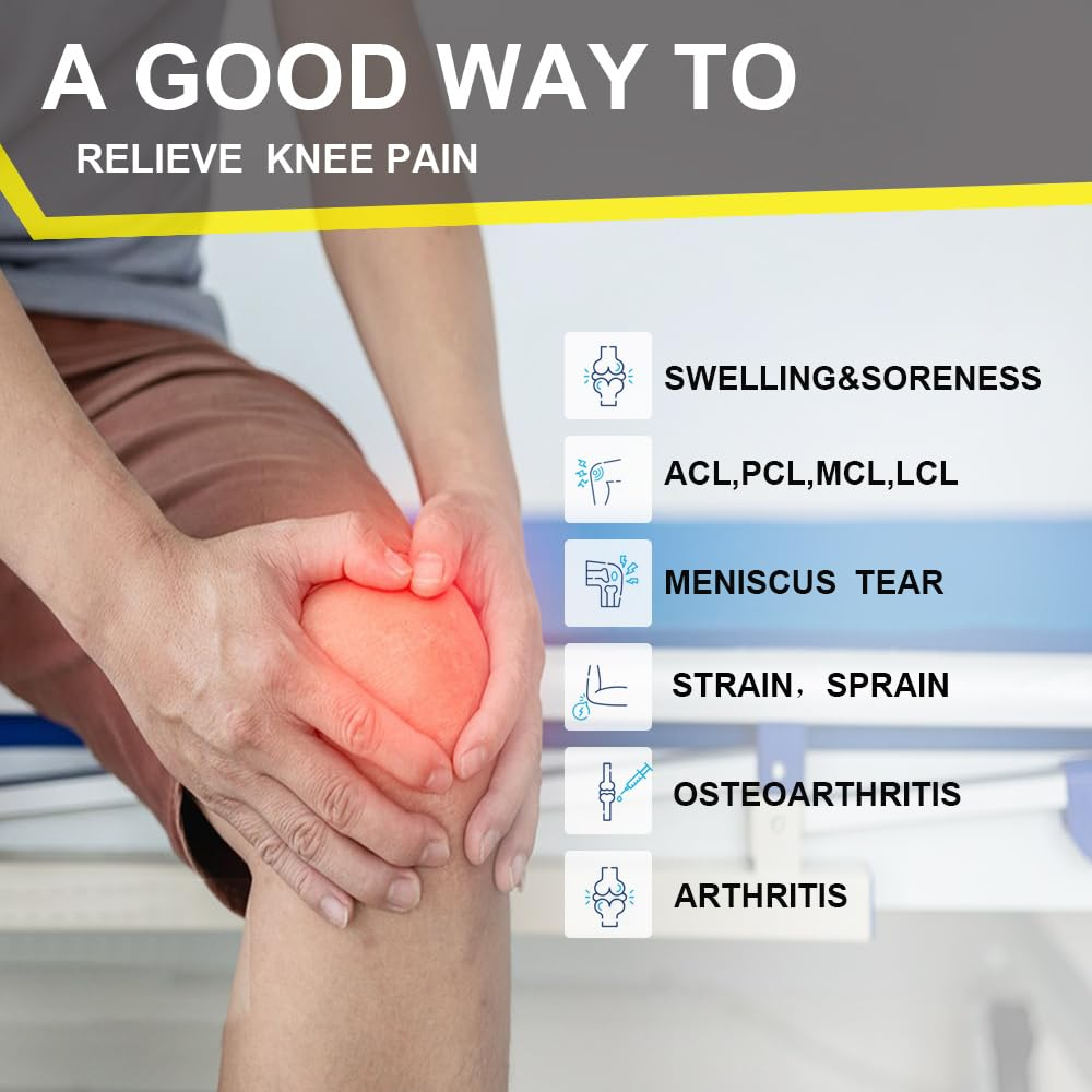 2 Pack Knee Support Brace for Women/Men Compression Knee Sleeves for Arthritis Pain,Meniscus Tear, Running,Working Out,Acl,Mcl,Pain Relief,Sports Pink,X-Large