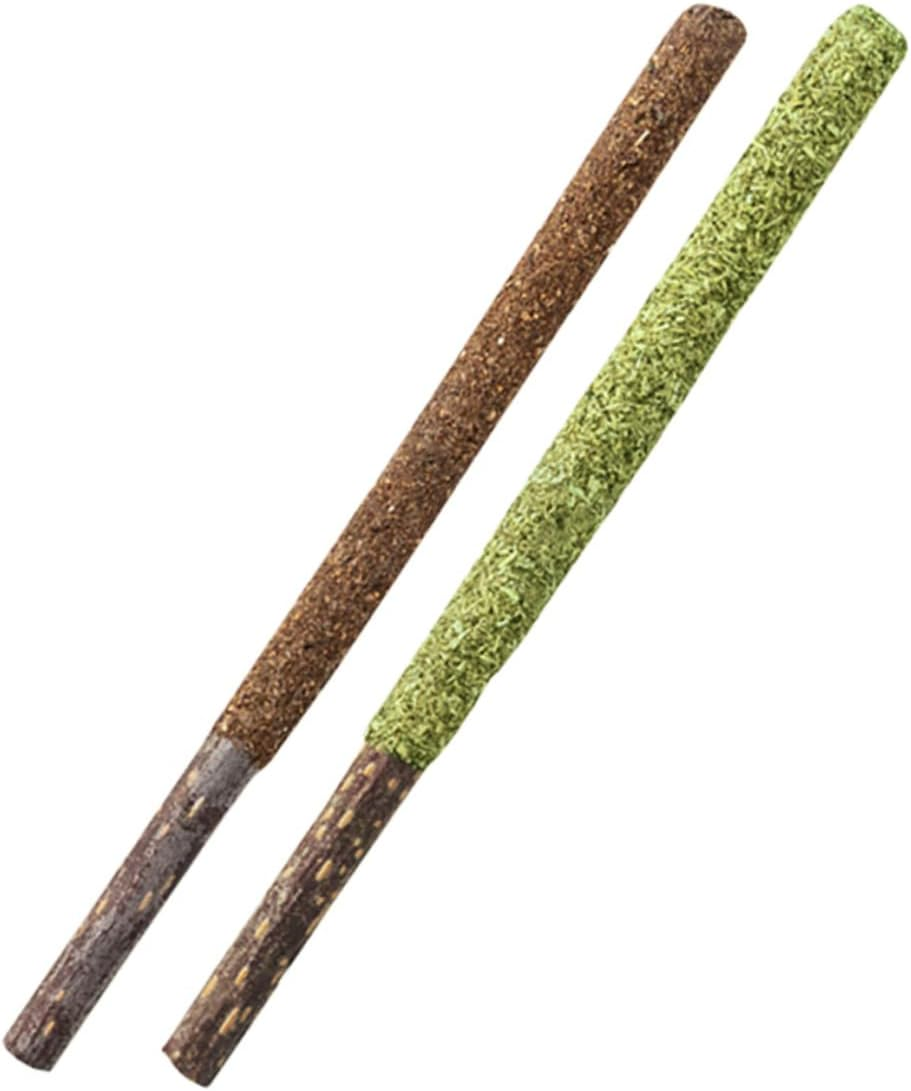 Ipetboom 2Pcs Cat Toy Chew Toys Small Animal Toys Catnip Toys for Cats Kitten Teething Toy Cat Teething Chew Toy Cat Cuddle Toy Pet Supplies Pet Snack Gall Fruit Sticks Catnip Balls image number 6